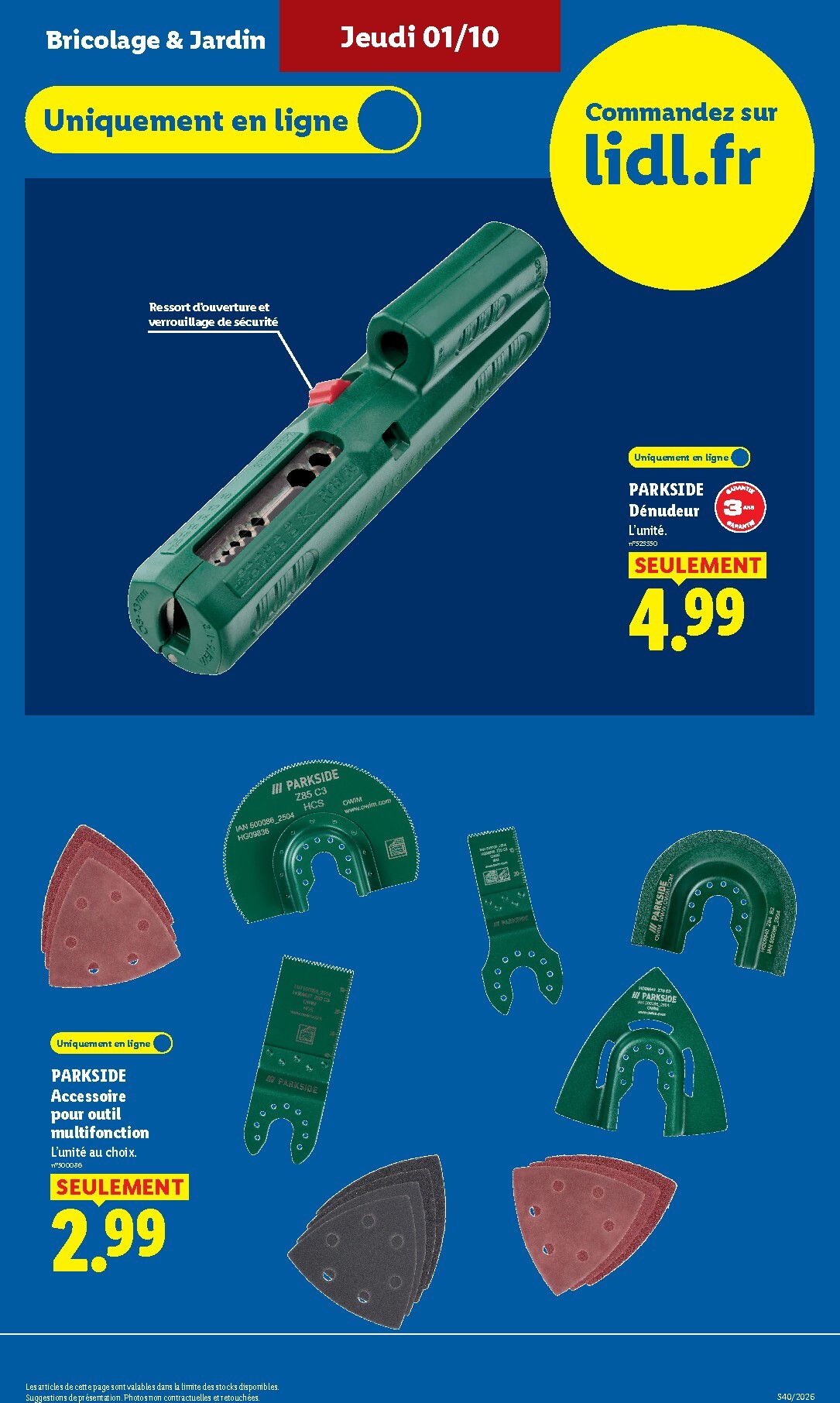 lidl - Flyer Lidl pour la semaine prochaine du de jeudi 01/10/2026 au du mercredi 07/10/2026 - page: 33