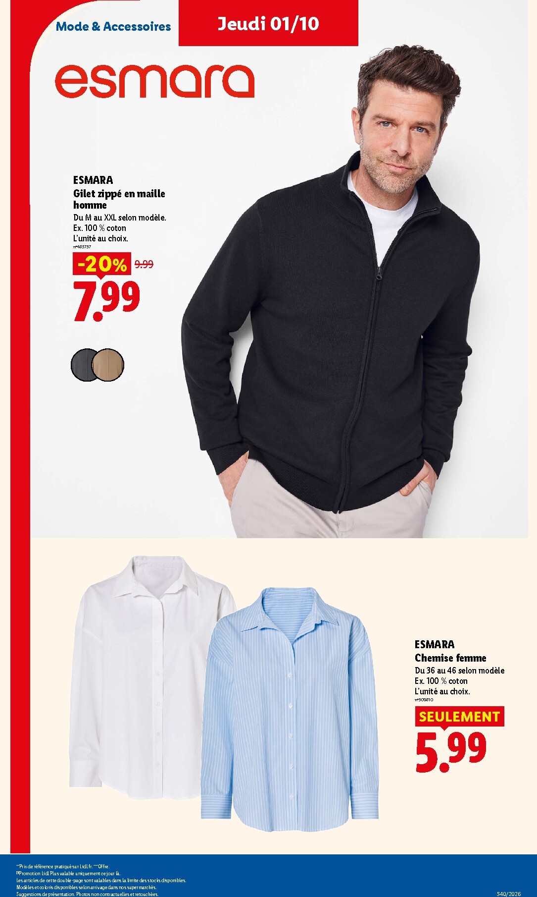 lidl - Flyer Lidl pour la semaine prochaine du de jeudi 01/10/2026 au du mercredi 07/10/2026 - page: 41