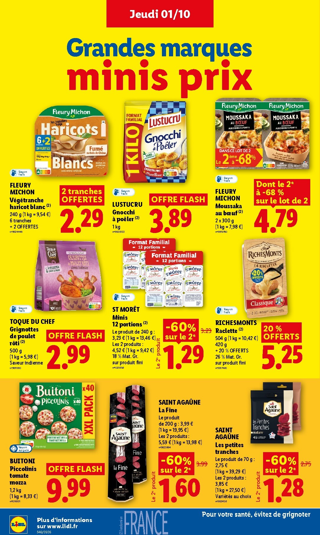 lidl - Flyer Lidl pour la semaine prochaine du de jeudi 01/10/2026 au du mercredi 07/10/2026 - page: 20