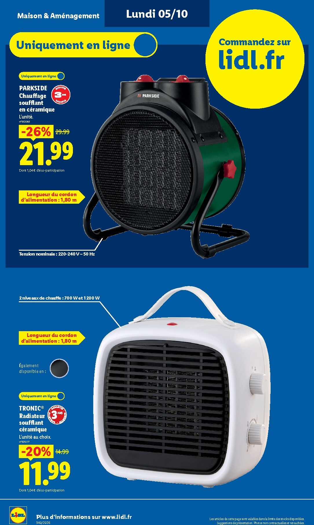 lidl - Flyer Lidl pour la semaine prochaine du de jeudi 01/10/2026 au du mercredi 07/10/2026 - page: 44