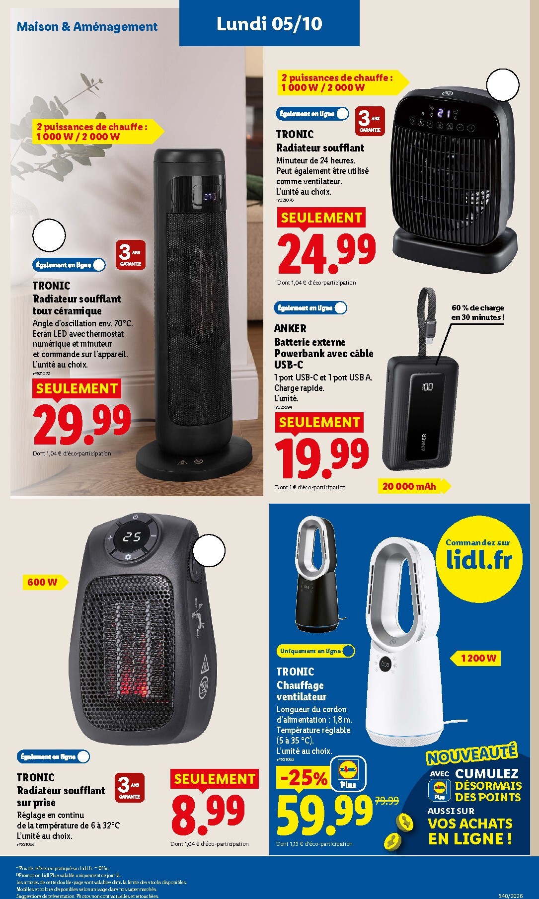 lidl - Flyer Lidl pour la semaine prochaine du de jeudi 01/10/2026 au du mercredi 07/10/2026 - page: 49