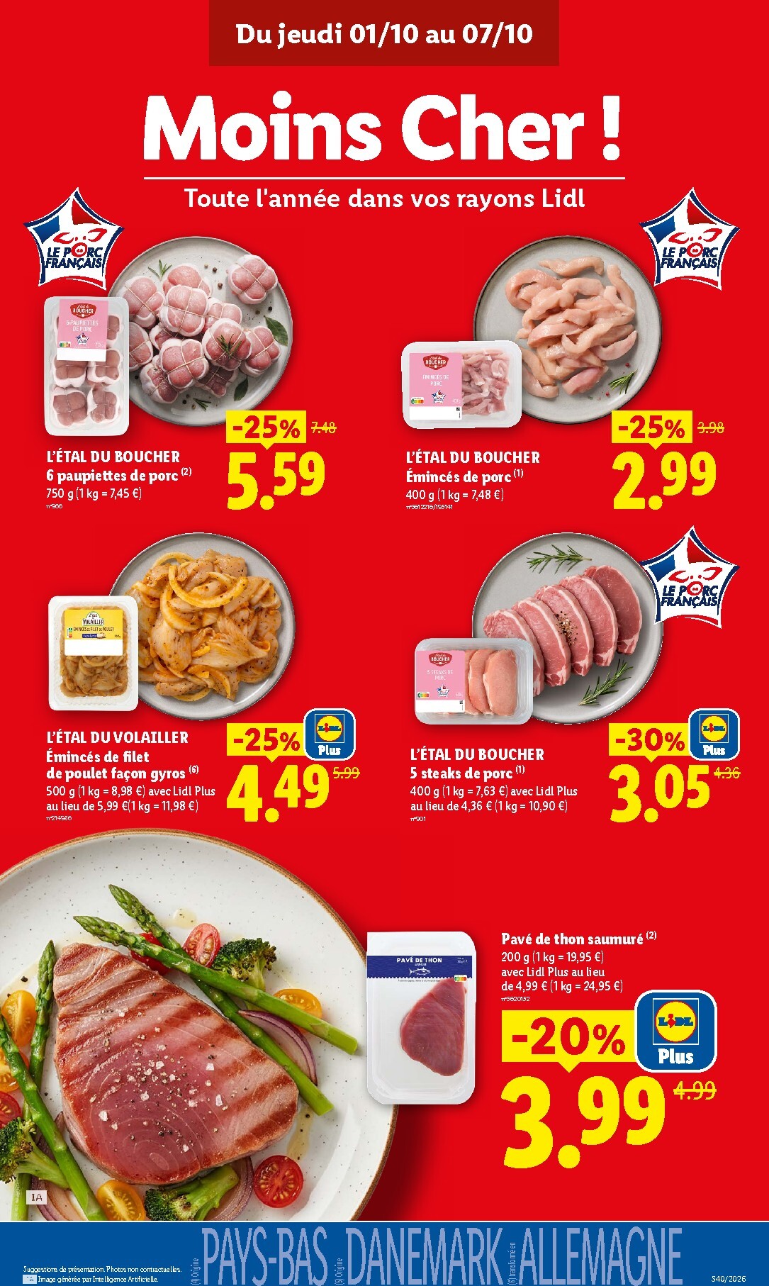 lidl - Flyer Lidl pour la semaine prochaine du de jeudi 01/10/2026 au du mercredi 07/10/2026 - page: 11