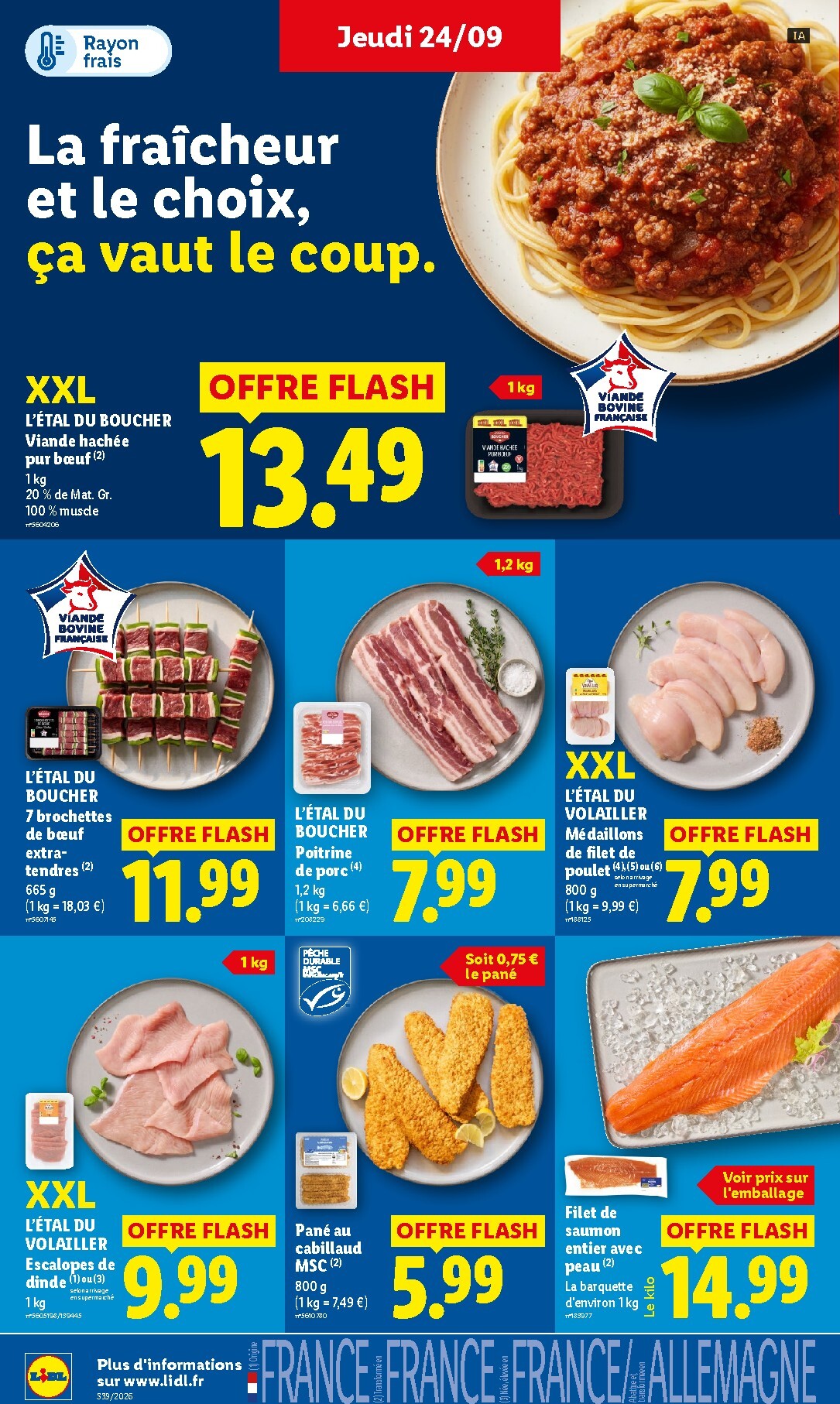 lidl - Current Lidl leaflet valid from de jeudi 24/09/2026 to du mercredi 30/09/2026 - page: 10