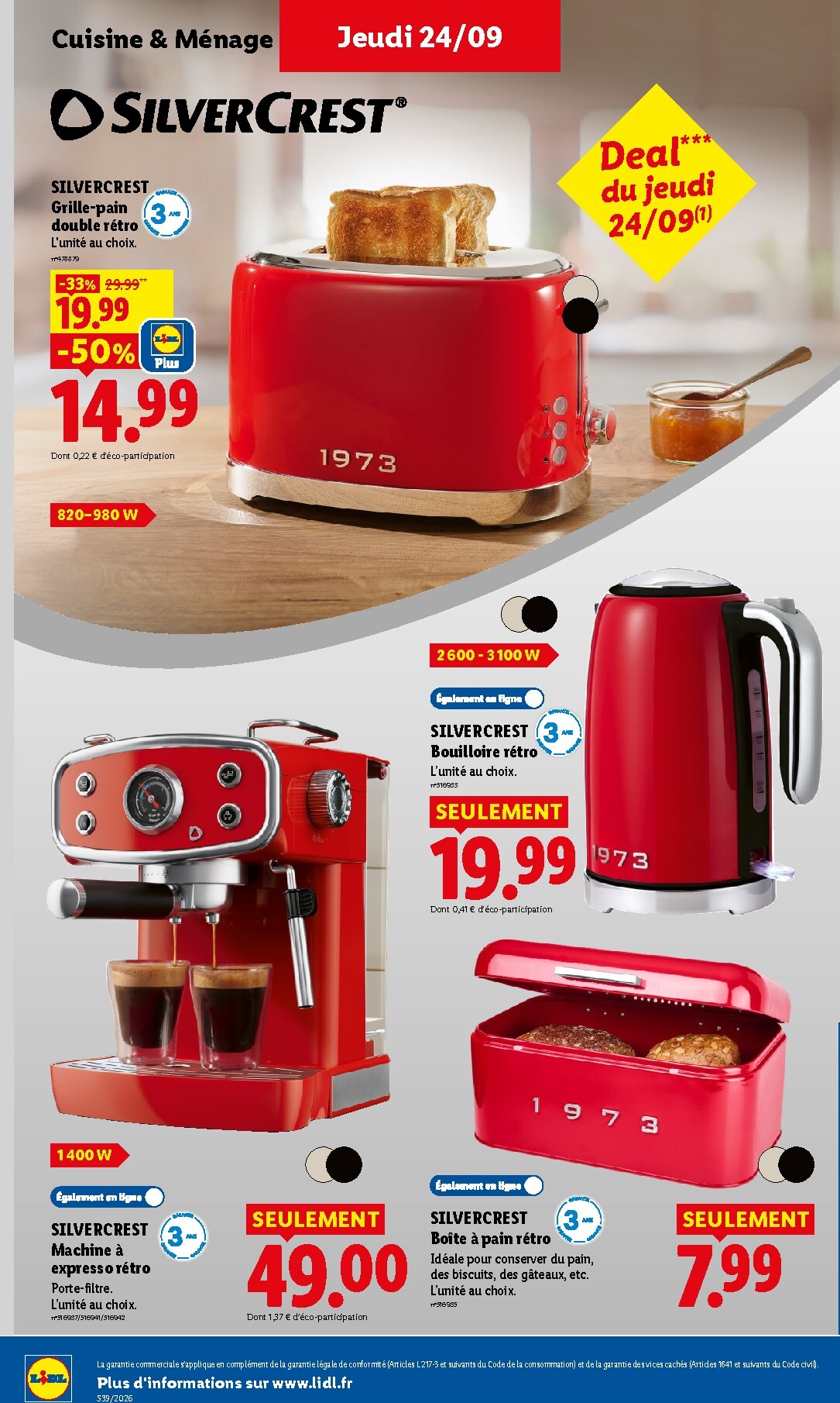 lidl - Current Lidl leaflet valid from de jeudi 24/09/2026 to du mercredi 30/09/2026 - page: 34