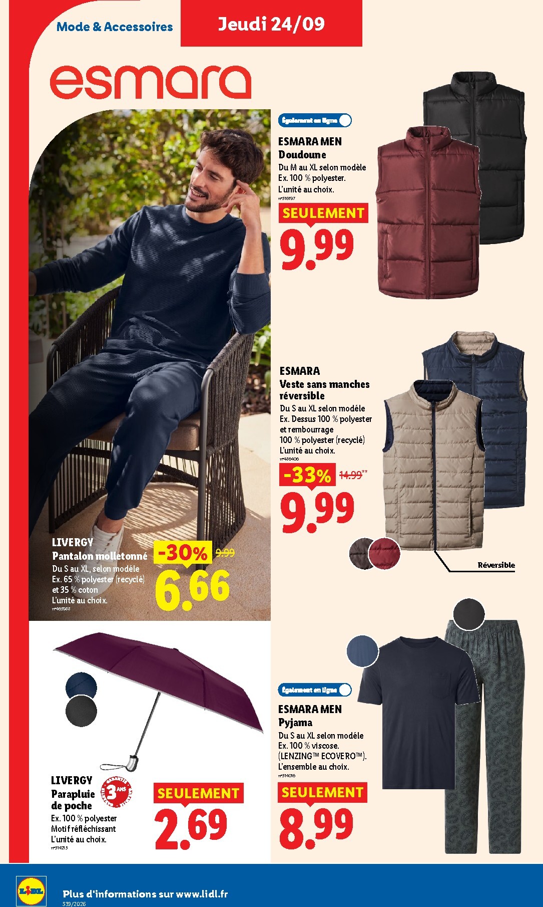 lidl - Current Lidl leaflet valid from de jeudi 24/09/2026 to du mercredi 30/09/2026 - page: 46