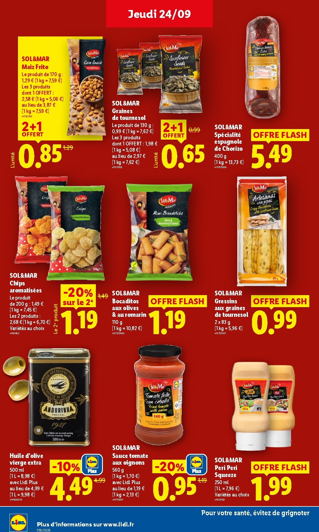 lidl - Current Lidl leaflet valid from de jeudi 24/09/2026 to du mercredi 30/09/2026 - page: 24