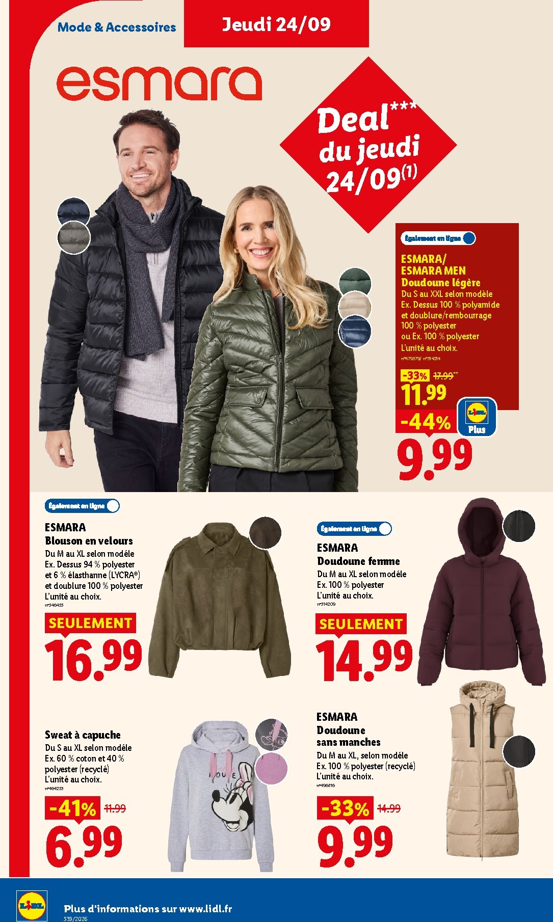 lidl - Current Lidl leaflet valid from de jeudi 24/09/2026 to du mercredi 30/09/2026 - page: 38