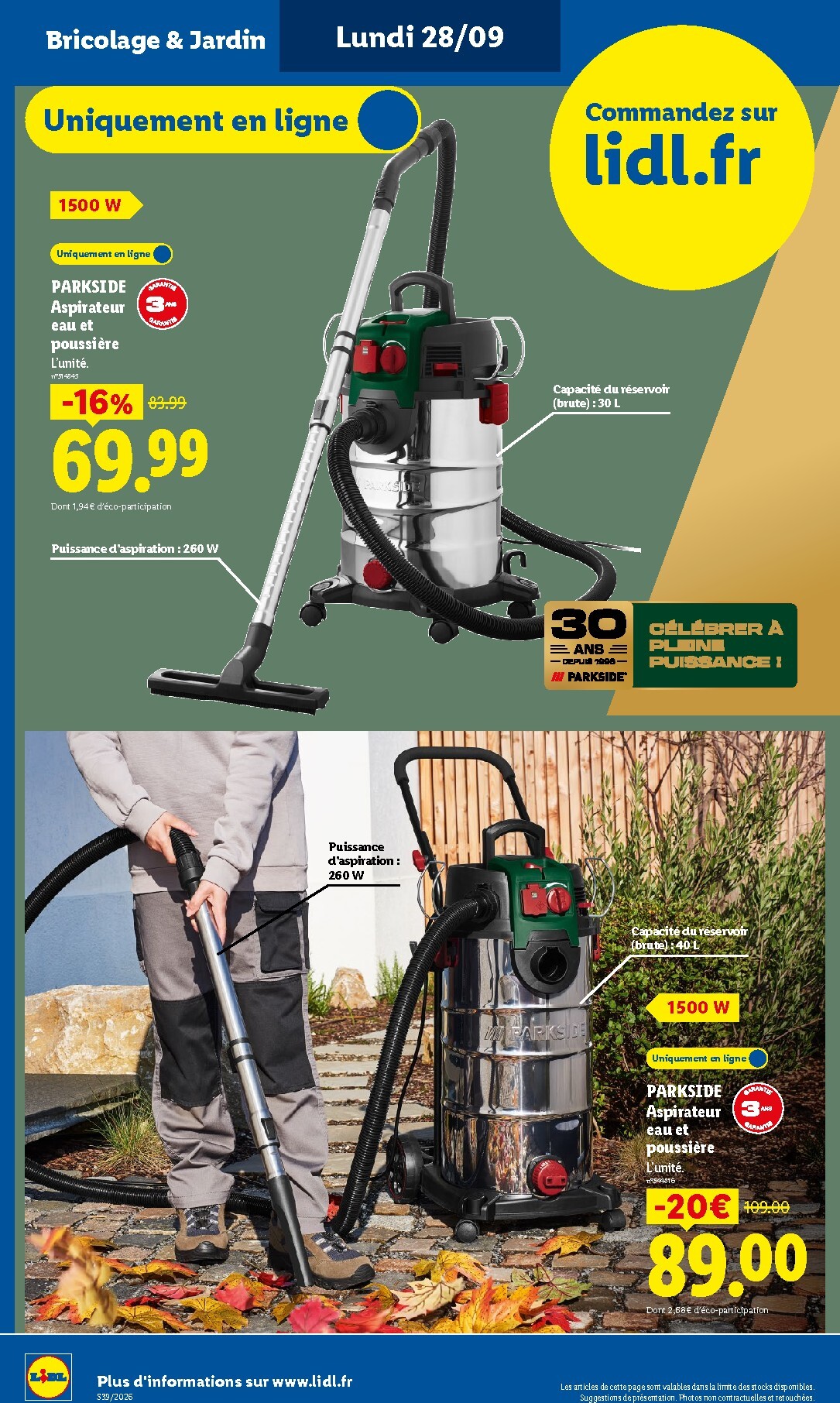 lidl - Current Lidl - Exclu Web leaflet valid from du lundi 28/09/2026 to de jeudi 01/10/2026 - page: 2