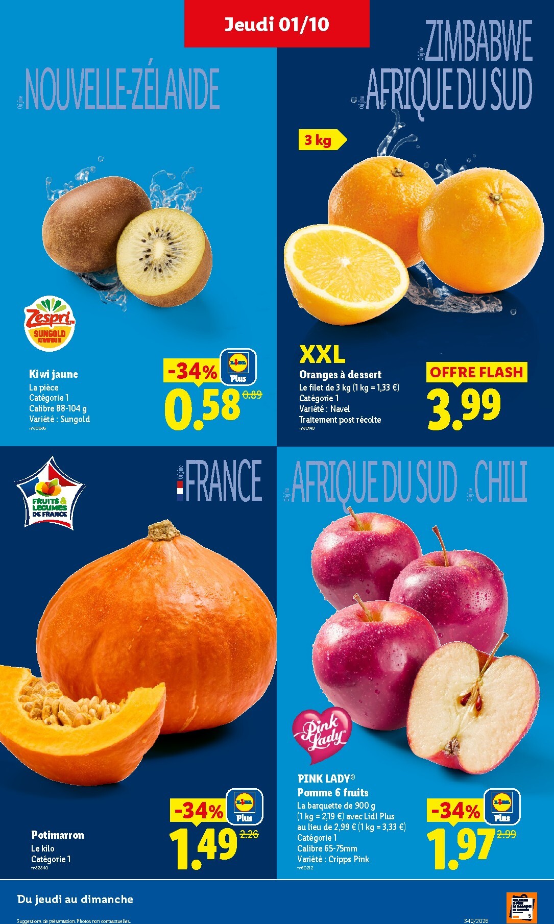 lidl - Prospectus Lidl valide du de jeudi 01/10/2026 au du mercredi 07/10/2026 - page: 3