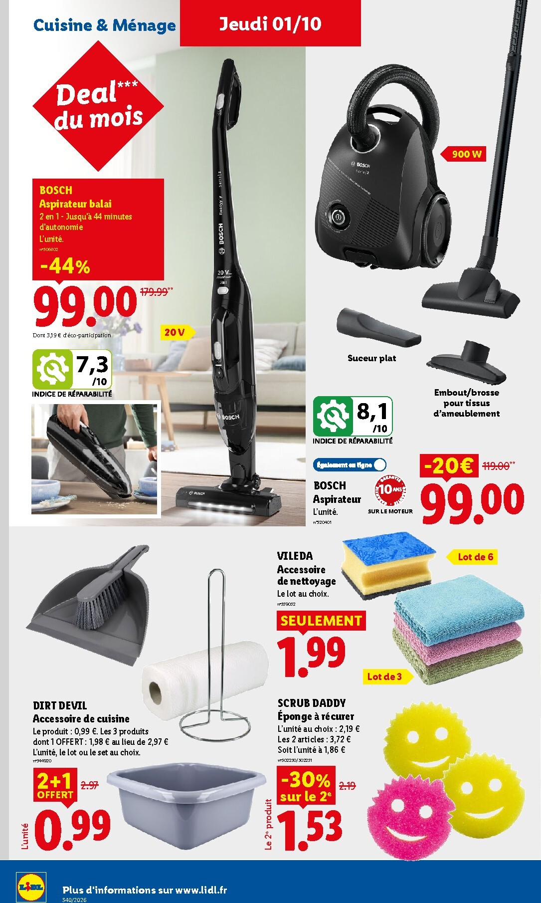 lidl - Prospectus Lidl valide du de jeudi 01/10/2026 au du mercredi 07/10/2026 - page: 42