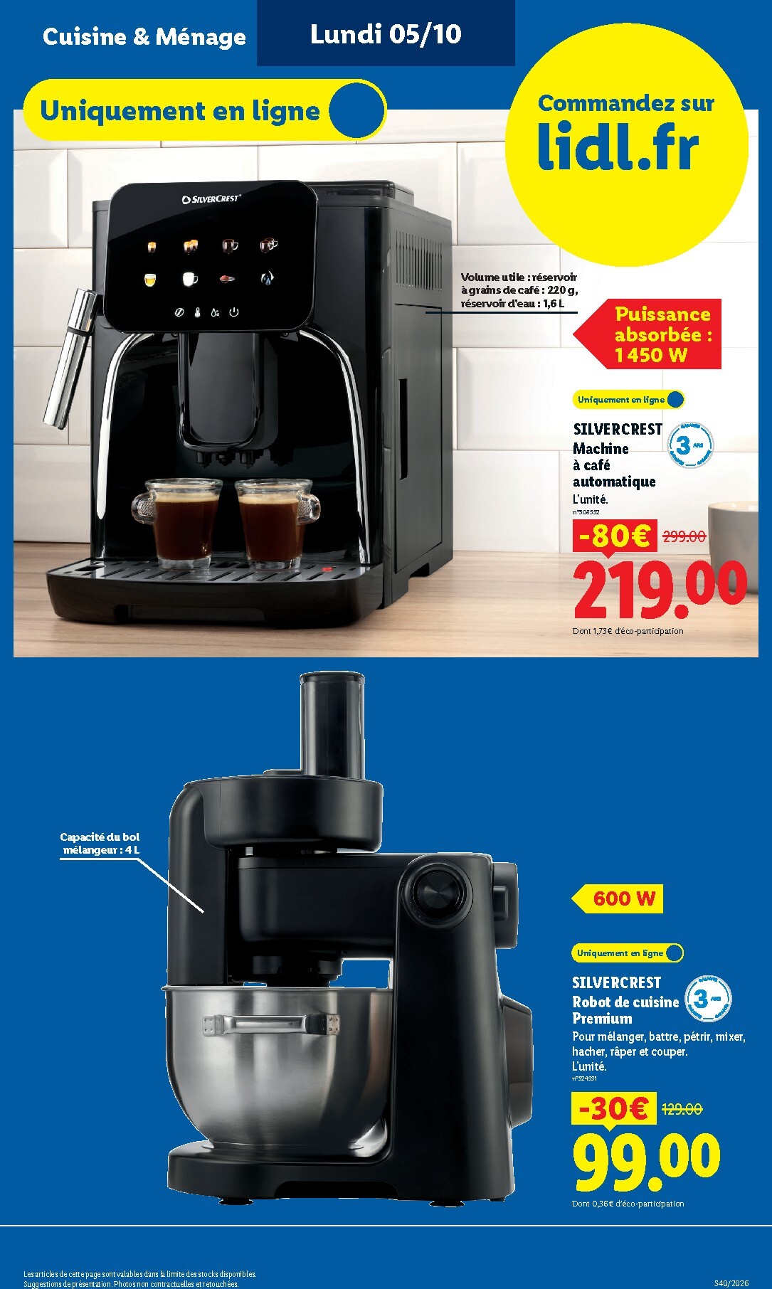 lidl - Prospectus Lidl valide du de jeudi 01/10/2026 au du mercredi 07/10/2026 - page: 9