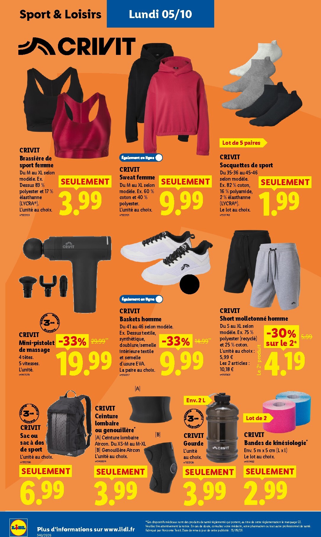 lidl - Prospectus Lidl valide du de jeudi 01/10/2026 au du mercredi 07/10/2026 - page: 52