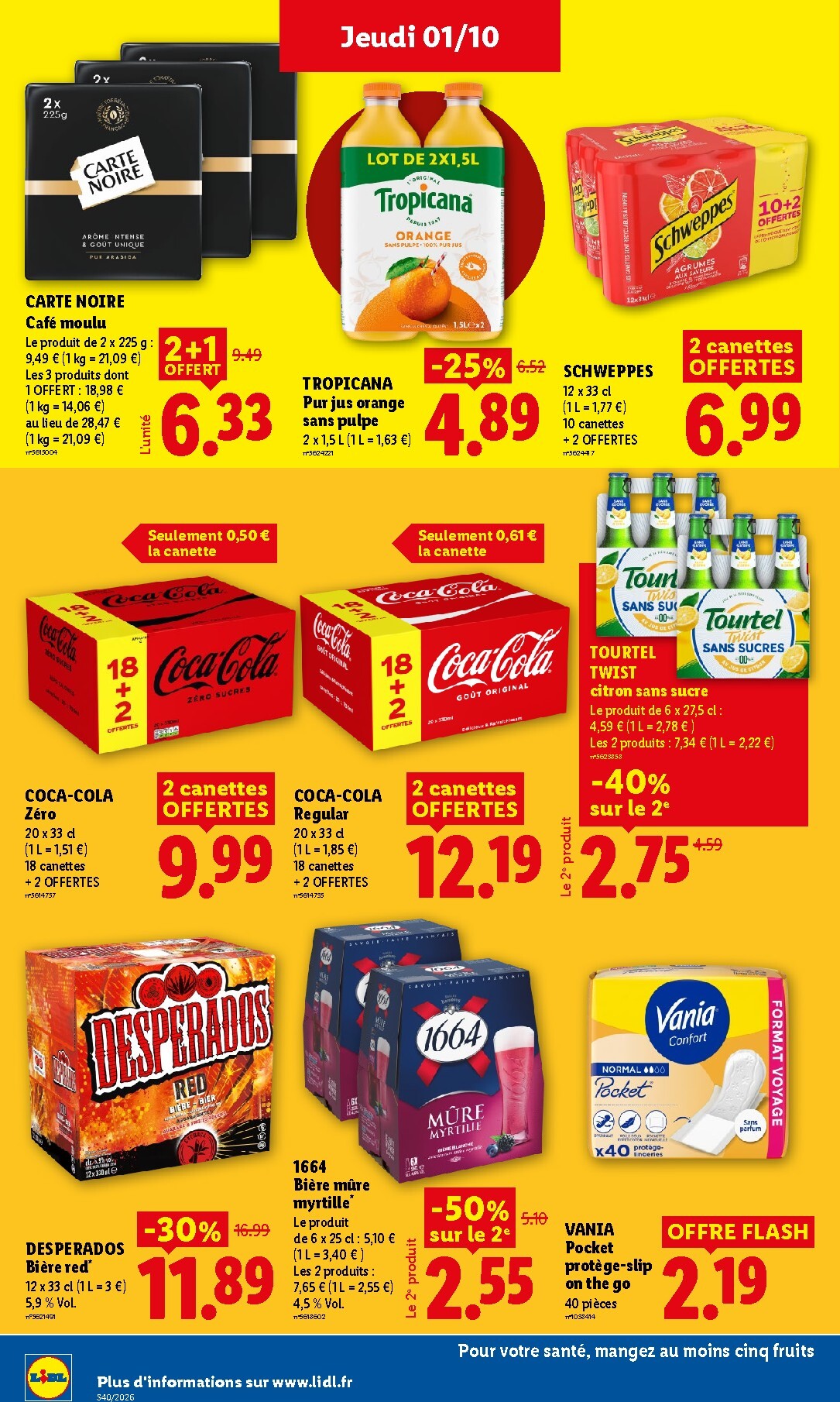 lidl - Prospectus Lidl valide du de jeudi 01/10/2026 au du mercredi 07/10/2026 - page: 22