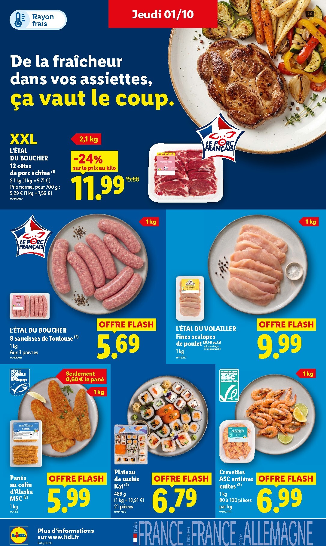 lidl - Prospectus Lidl valide du de jeudi 01/10/2026 au du mercredi 07/10/2026 - page: 10
