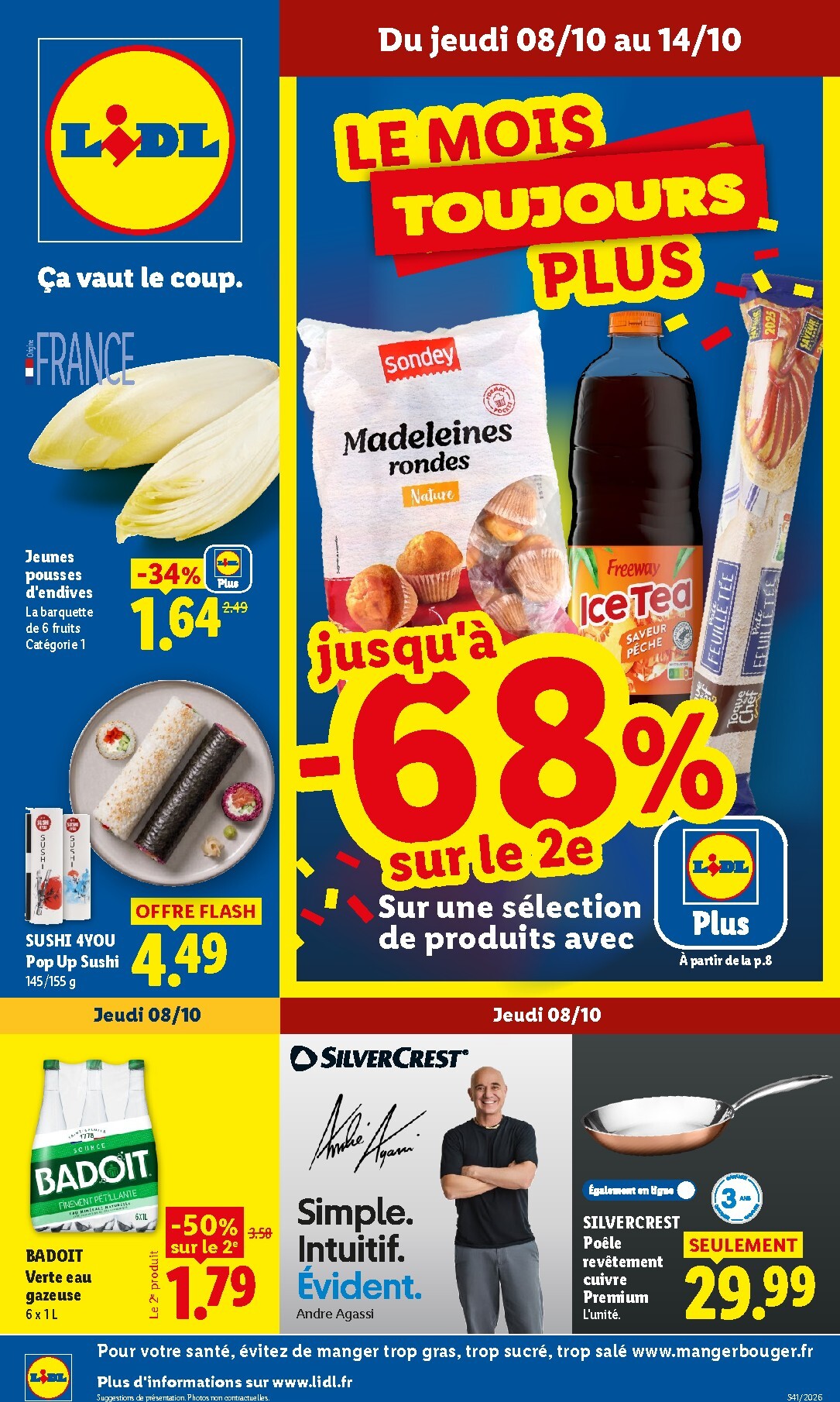 lidl - Flyer Lidl pour la semaine prochaine du de jeudi 08/10/2026 au du mercredi 14/10/2026