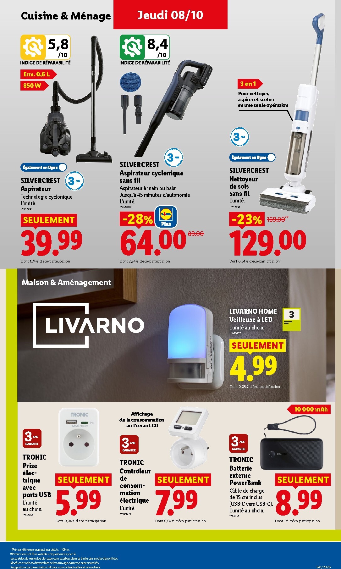 lidl - Flyer Lidl pour la semaine prochaine du de jeudi 08/10/2026 au du mercredi 14/10/2026 - page: 41