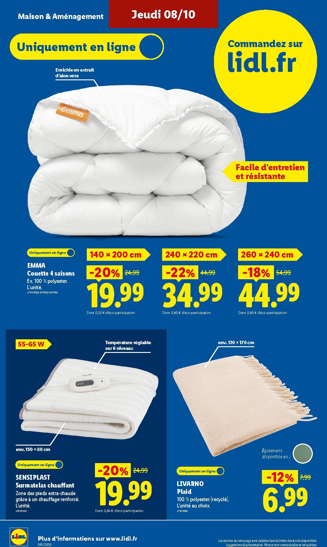 lidl - Current Lidl - Exclu Web leaflet valid from du lundi 05/10/2026 to de jeudi 08/10/2026 - page: 12