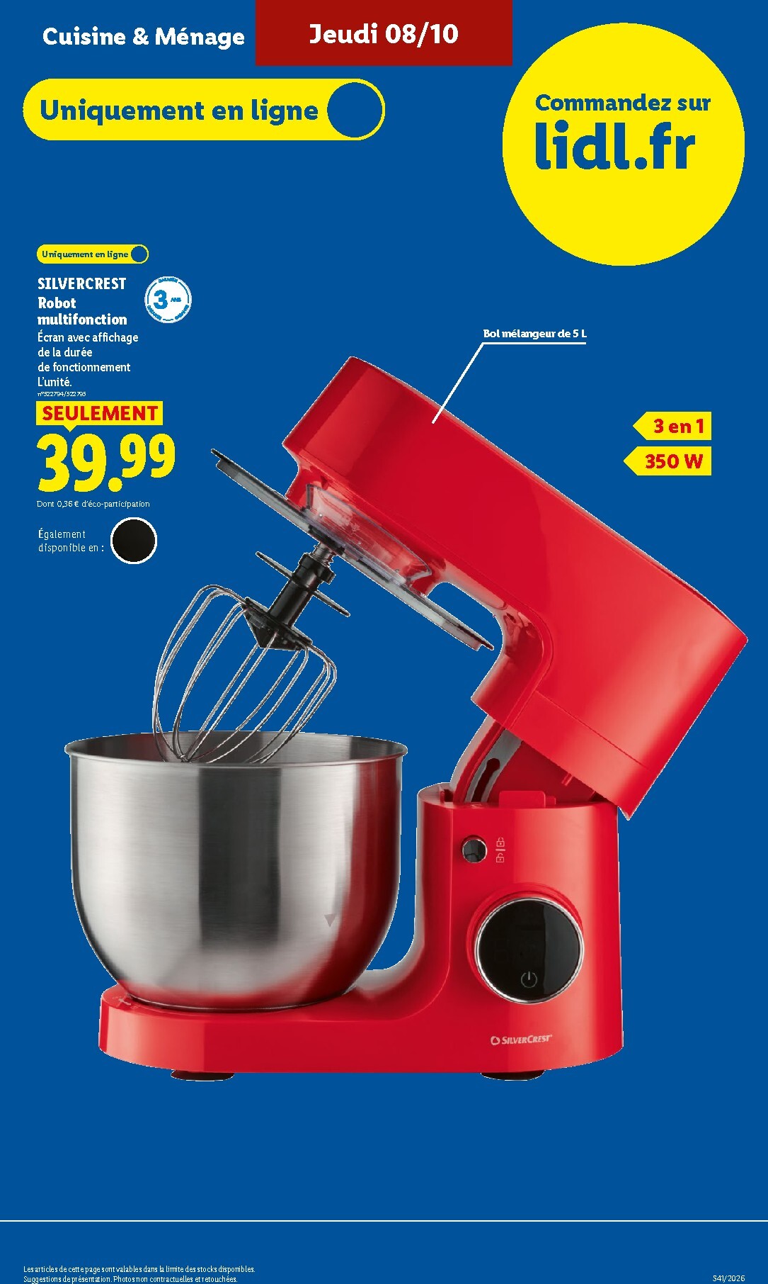 lidl - Prospectus Lidl valide du de jeudi 08/10/2026 au du mercredi 14/10/2026 - page: 7