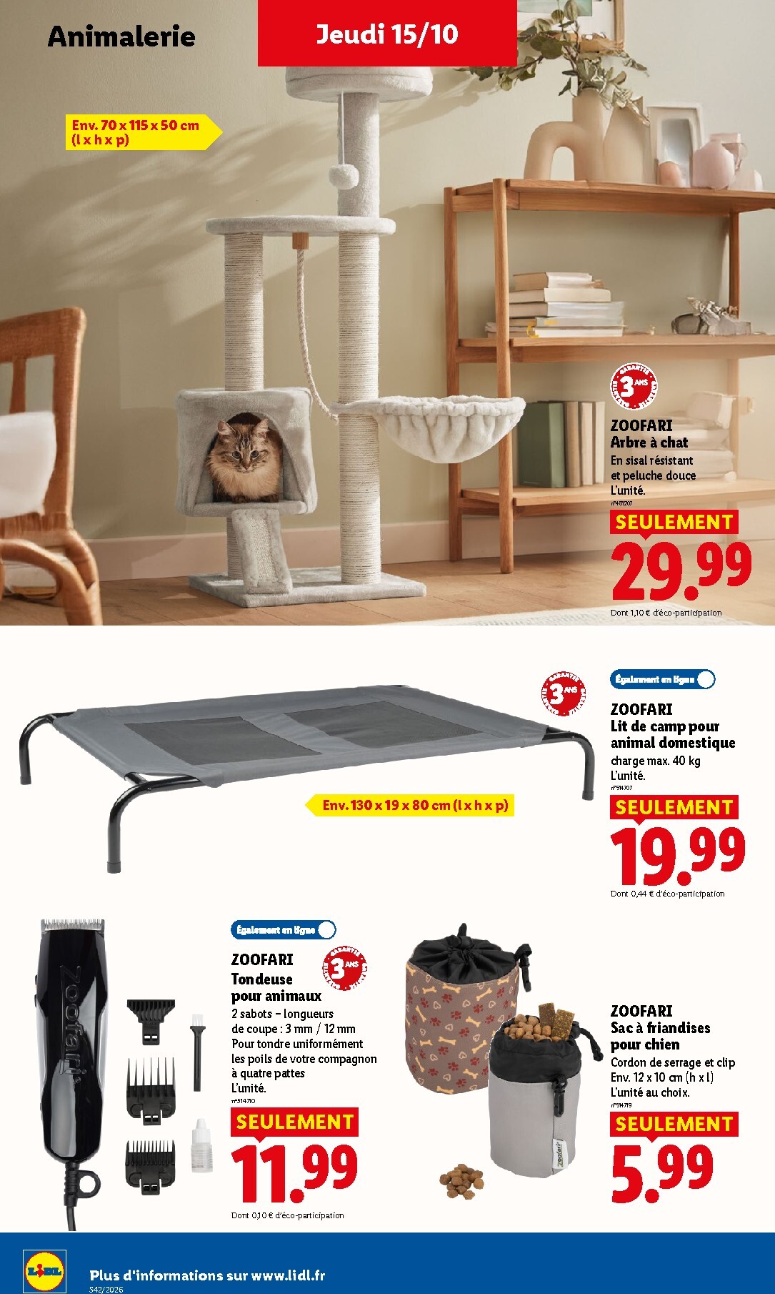 lidl - Flyer Lidl pour la semaine prochaine du de jeudi 15/10/2026 au du mercredi 21/10/2026 - page: 42