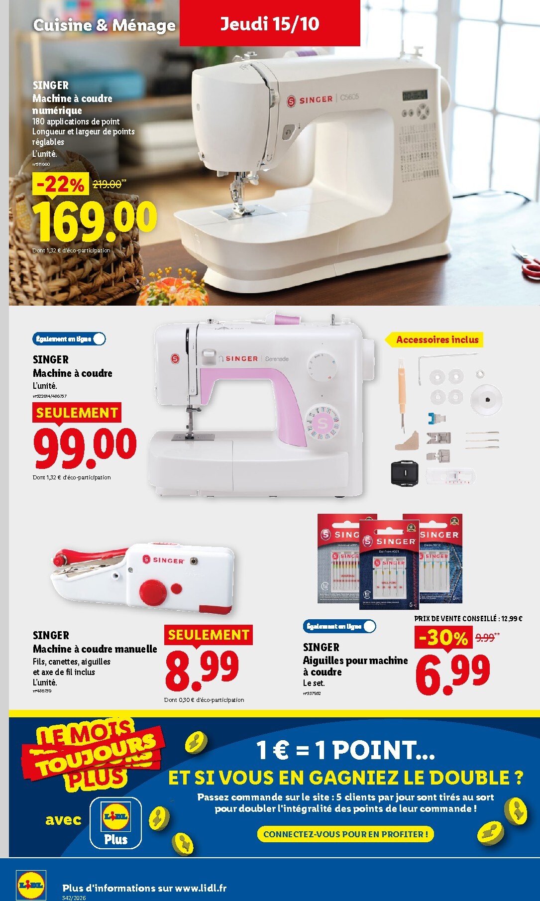 lidl - Flyer Lidl pour la semaine prochaine du de jeudi 15/10/2026 au du mercredi 21/10/2026 - page: 46