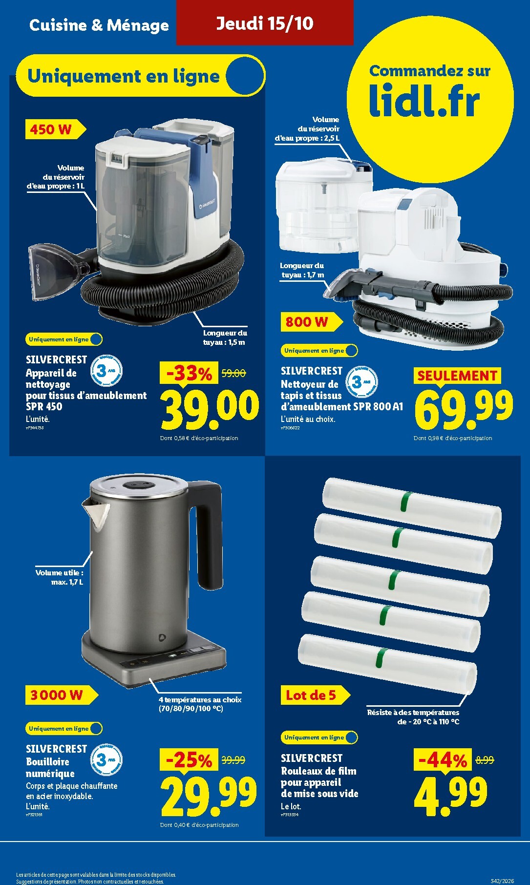 lidl - Flyer Lidl pour la semaine prochaine du de jeudi 15/10/2026 au du mercredi 21/10/2026 - page: 27