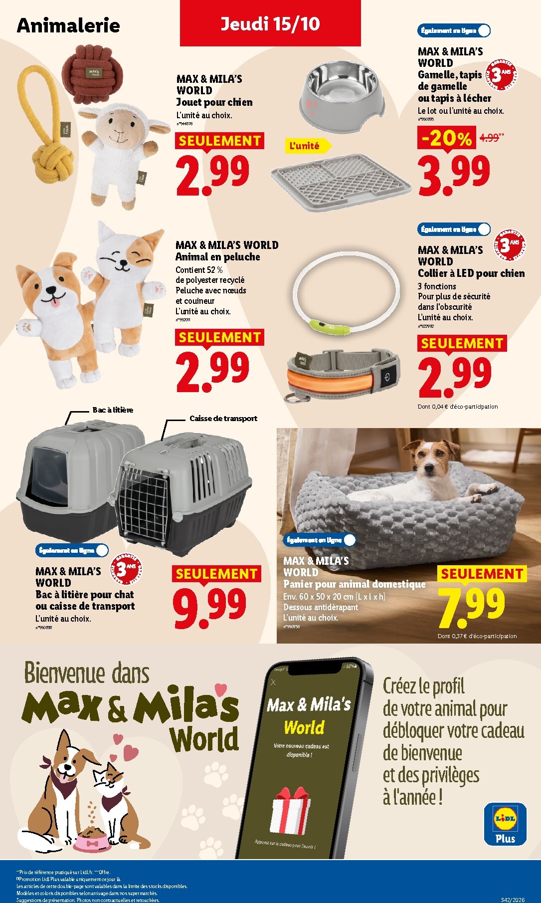 lidl - Flyer Lidl pour la semaine prochaine du de jeudi 15/10/2026 au du mercredi 21/10/2026 - page: 45