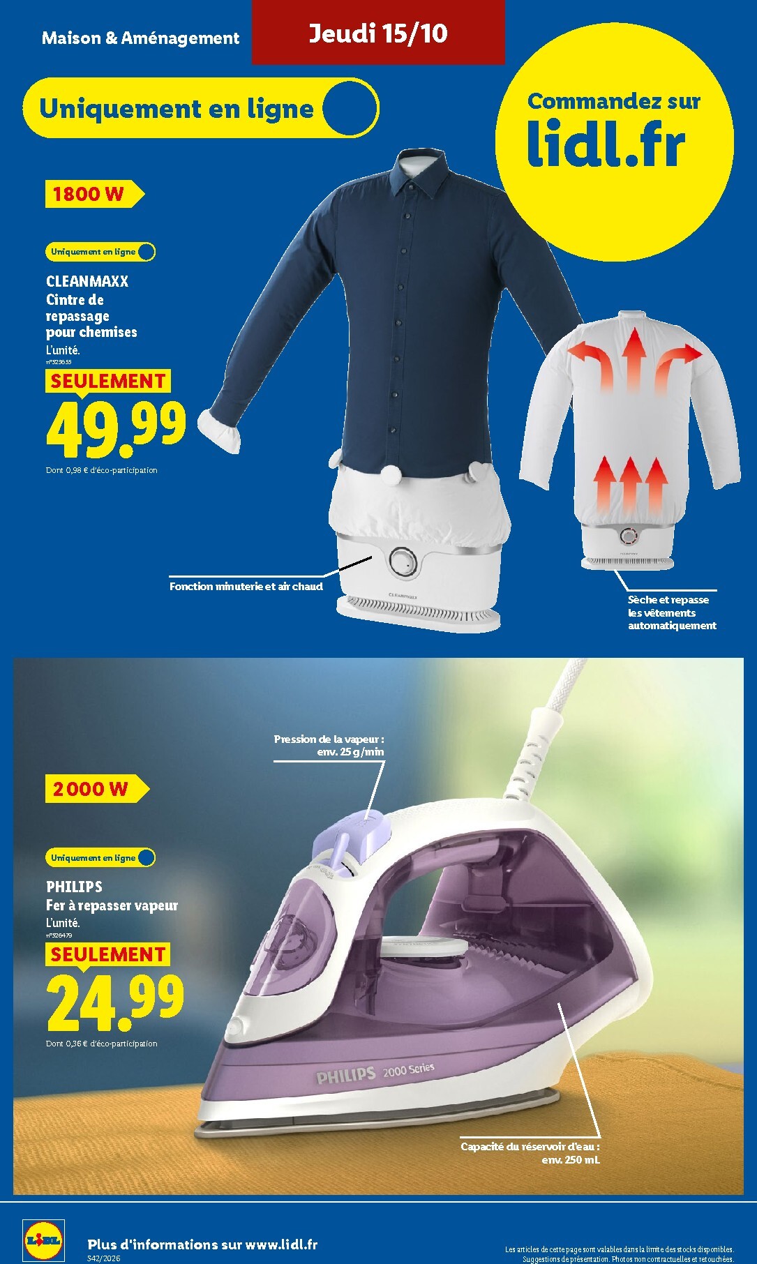 lidl - Current Lidl - Les Exclus Web de la semaine leaflet valid from du lundi 12/10/2026 to de jeudi 15/10/2026 - page: 14