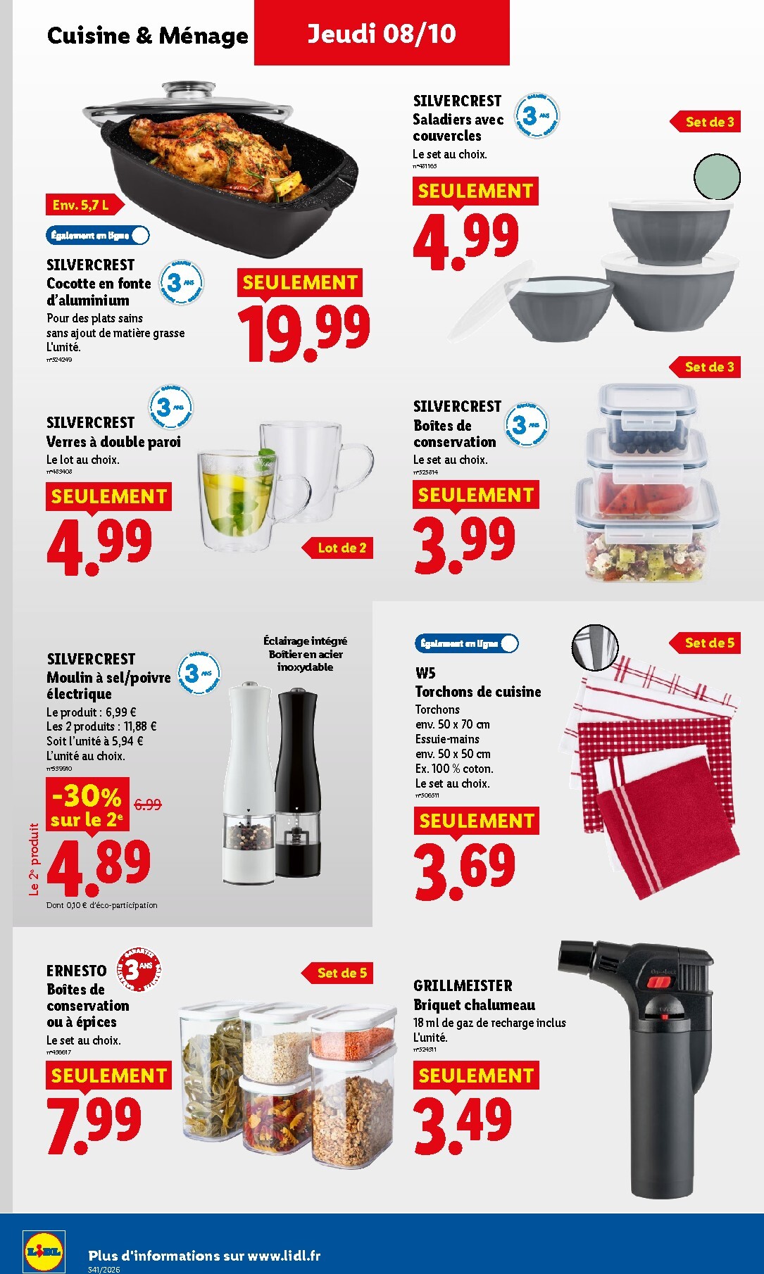 lidl - Current Lidl leaflet valid from de jeudi 08/10/2026 to du mercredi 14/10/2026 - page: 40