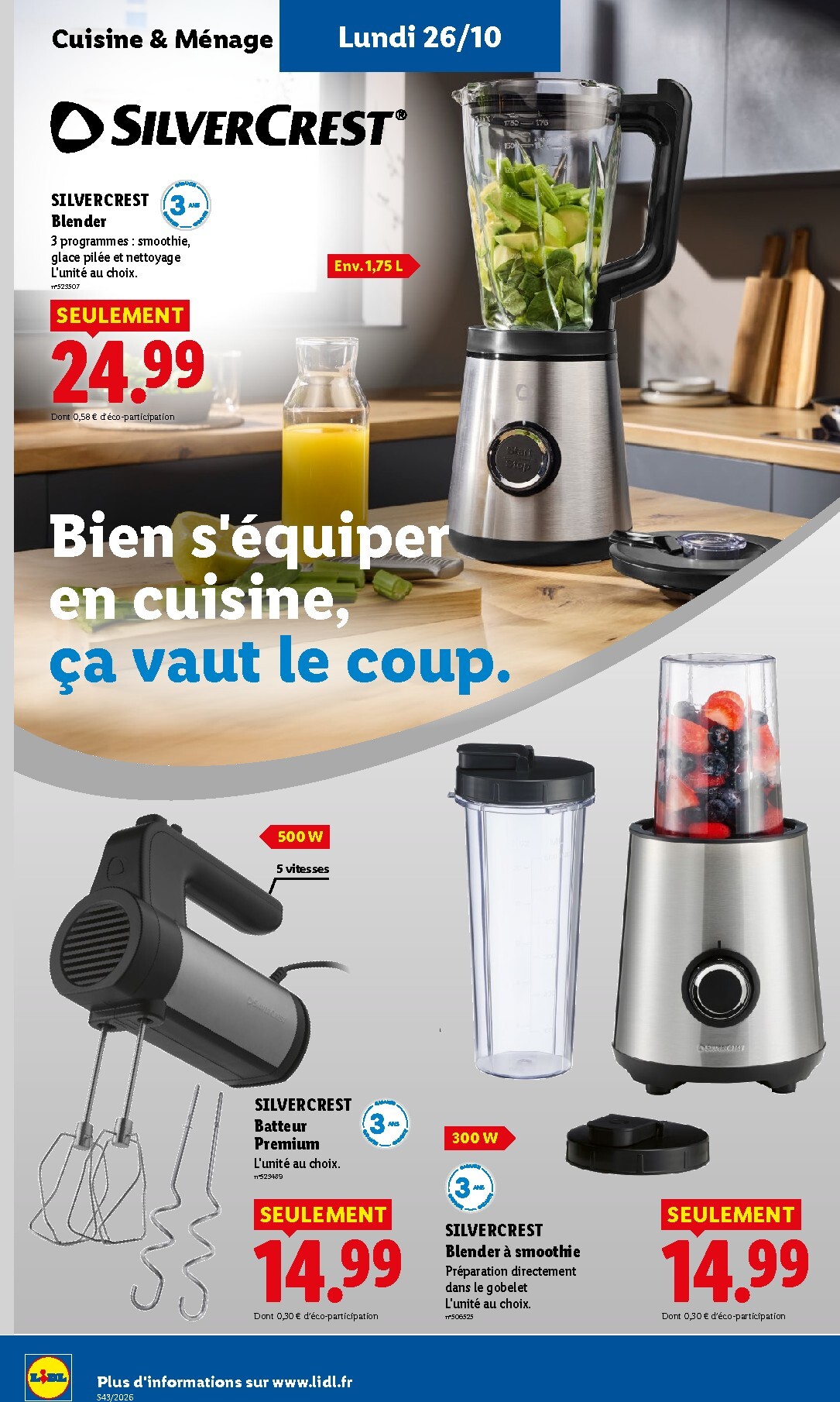 lidl - Flyer Lidl pour la semaine prochaine du de jeudi 22/10/2026 au du mercredi 28/10/2026 - page: 54