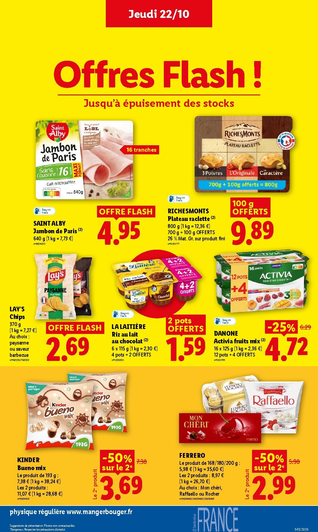 lidl - Flyer Lidl pour la semaine prochaine du de jeudi 22/10/2026 au du mercredi 28/10/2026 - page: 21