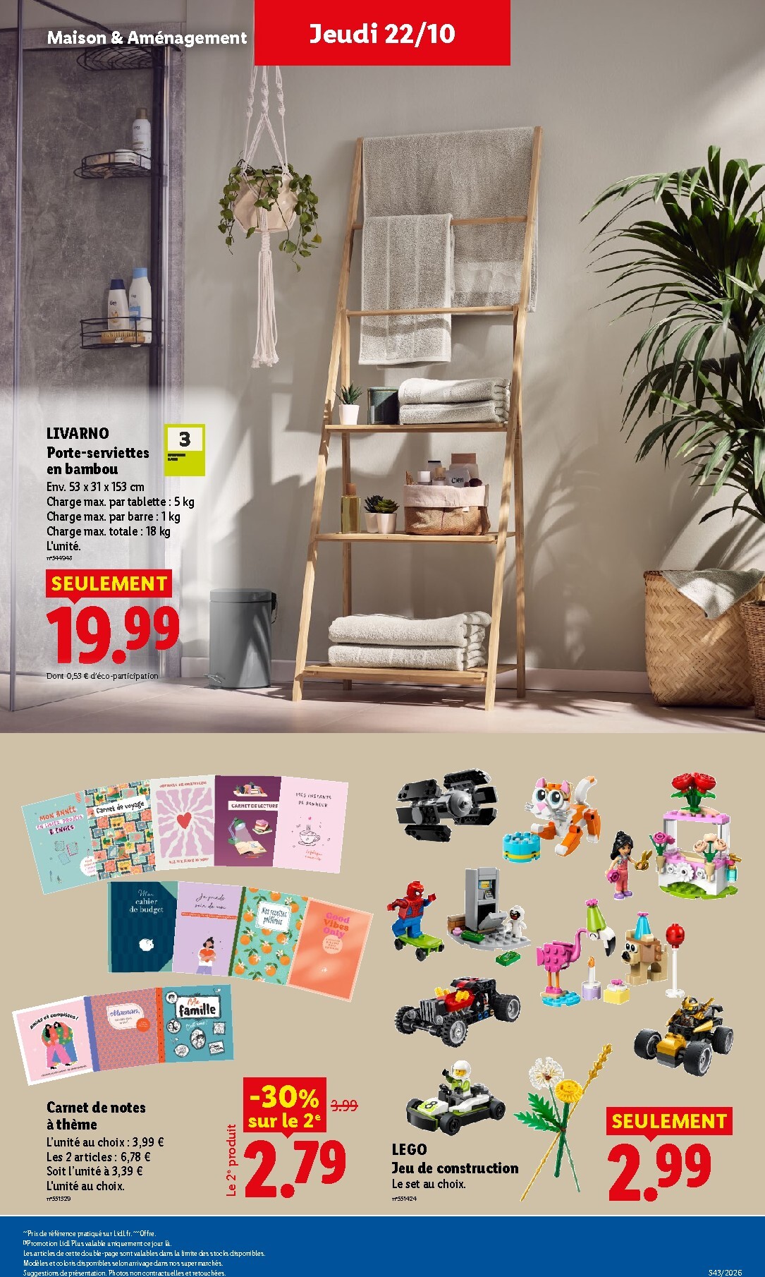 lidl - Flyer Lidl pour la semaine prochaine du de jeudi 22/10/2026 au du mercredi 28/10/2026 - page: 43