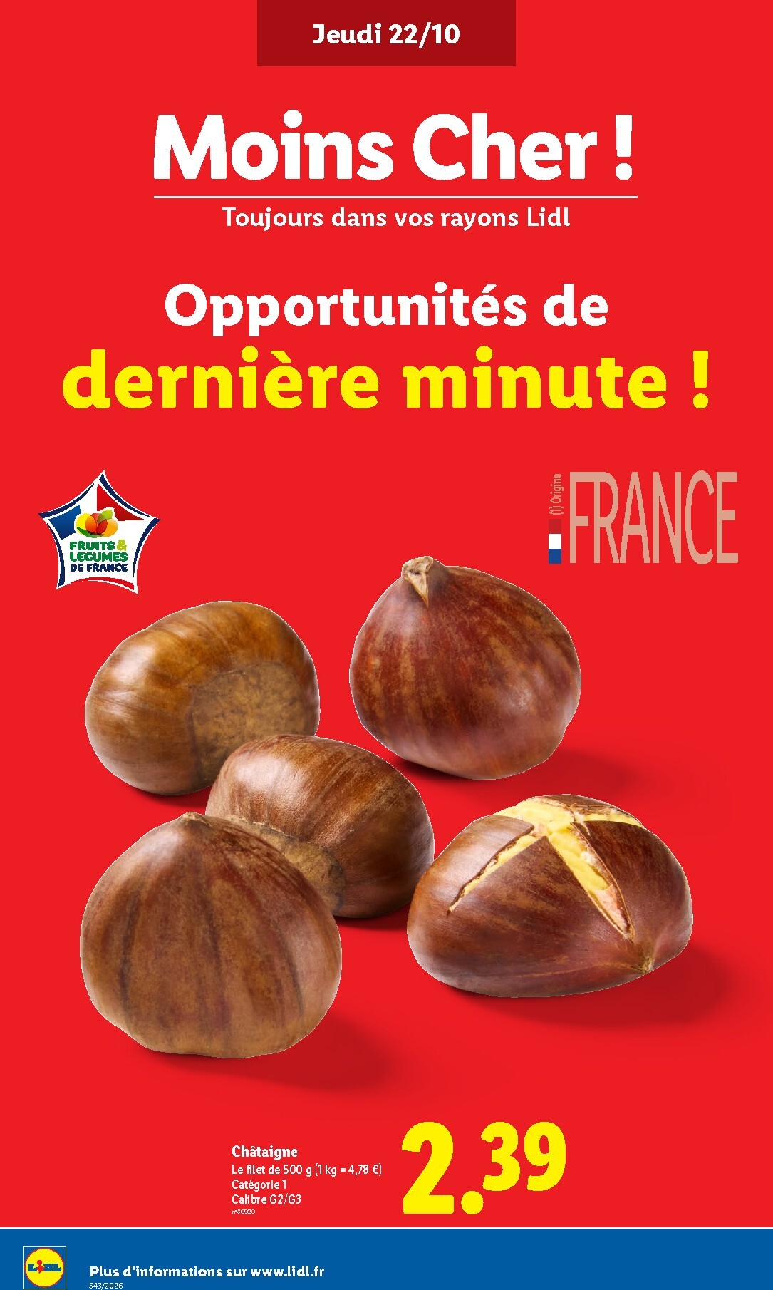 lidl - Flyer Lidl pour la semaine prochaine du de jeudi 22/10/2026 au du mercredi 28/10/2026 - page: 4