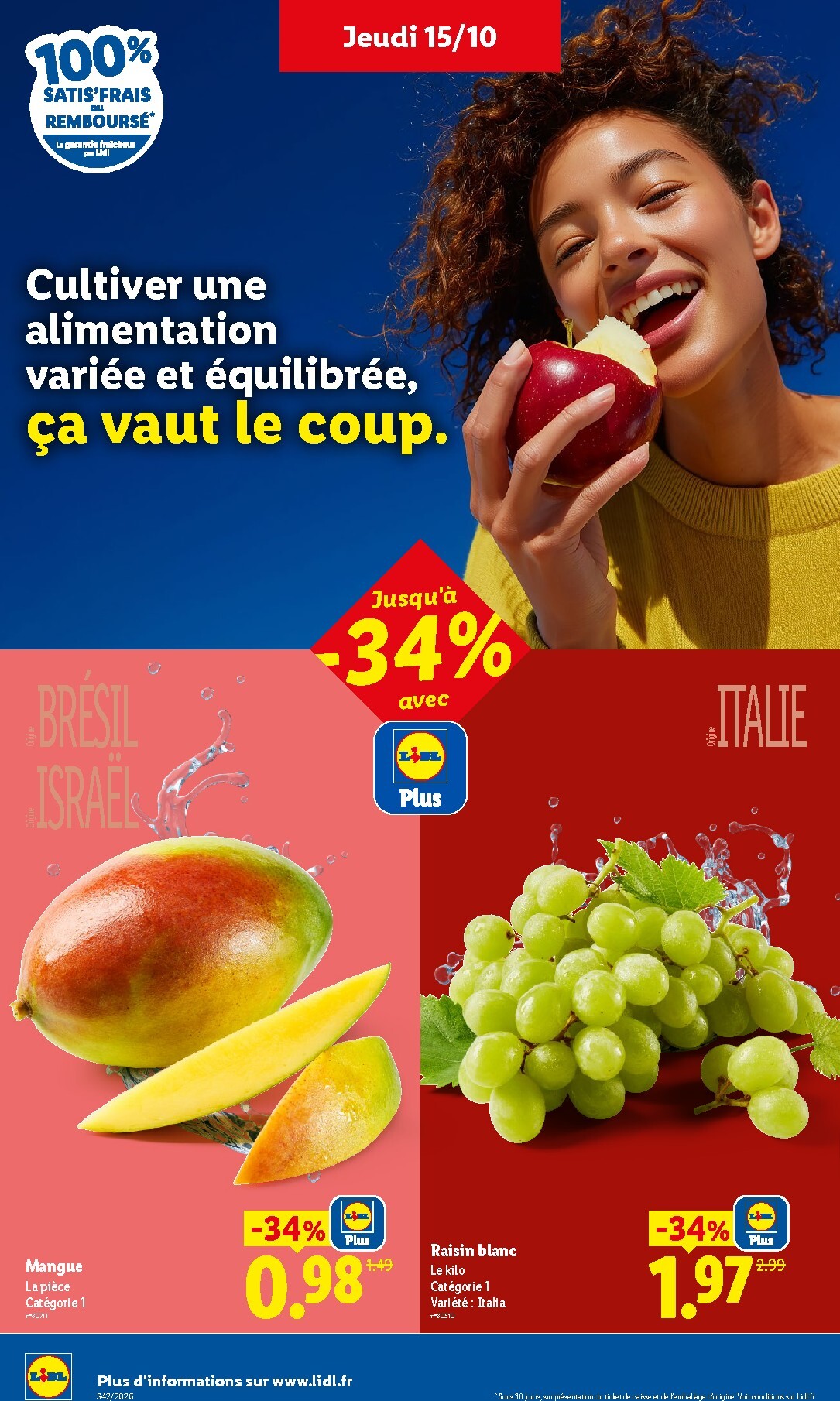 lidl - Current Lidl leaflet valid from de jeudi 15/10/2026 to du mercredi 21/10/2026 - page: 2