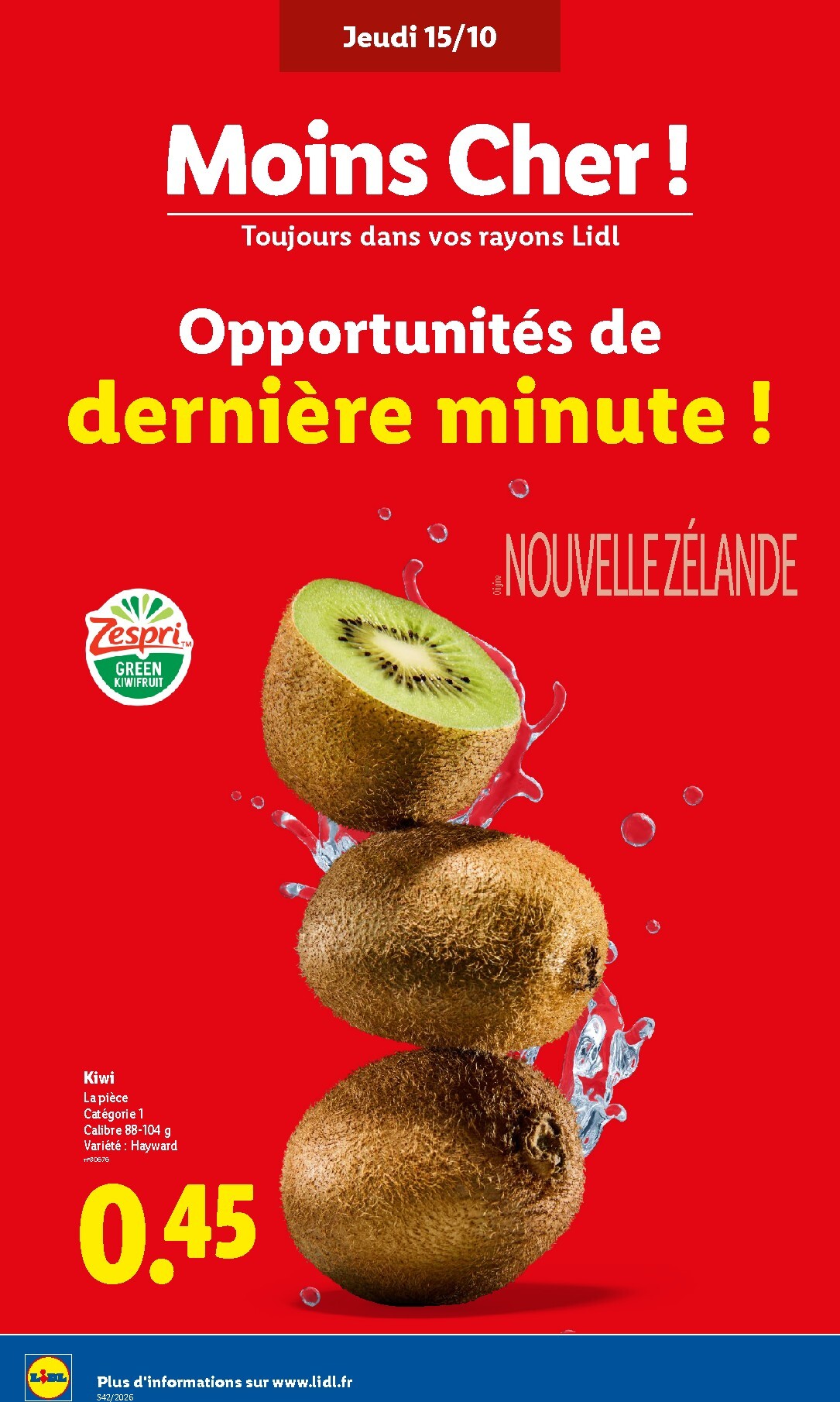 lidl - Current Lidl leaflet valid from de jeudi 15/10/2026 to du mercredi 21/10/2026 - page: 4