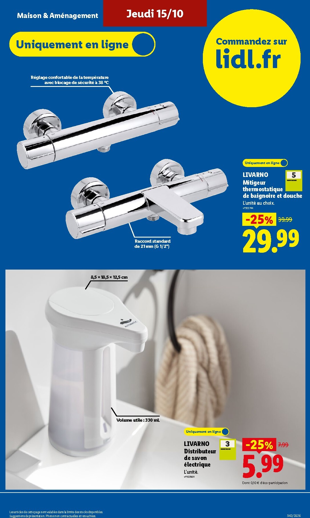 lidl - Current Lidl leaflet valid from de jeudi 15/10/2026 to du mercredi 21/10/2026 - page: 29