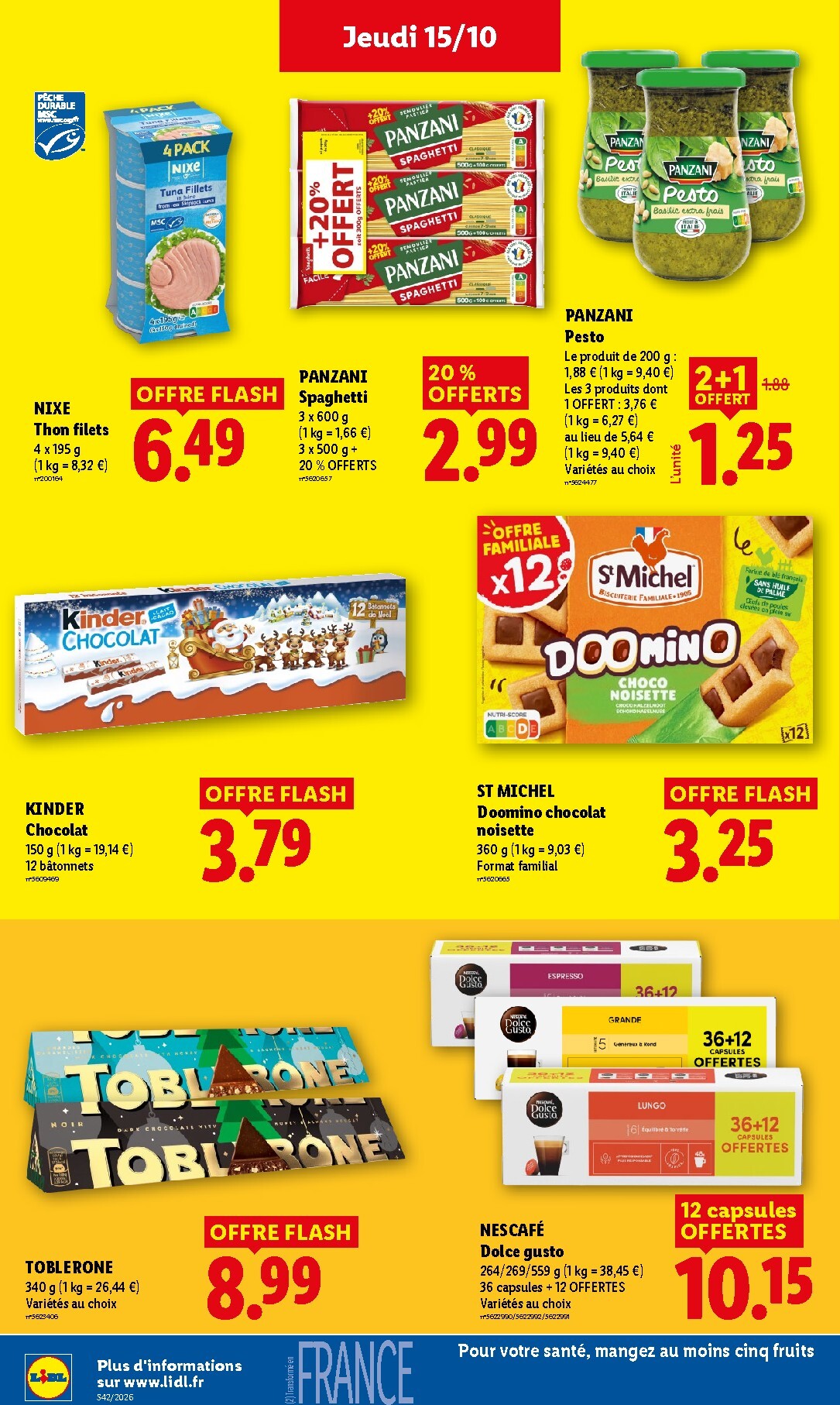 lidl - Current Lidl leaflet valid from de jeudi 15/10/2026 to du mercredi 21/10/2026 - page: 20