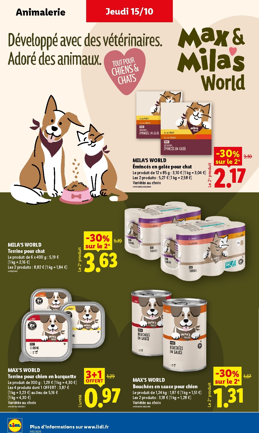 lidl - Current Lidl leaflet valid from de jeudi 15/10/2026 to du mercredi 21/10/2026 - page: 44
