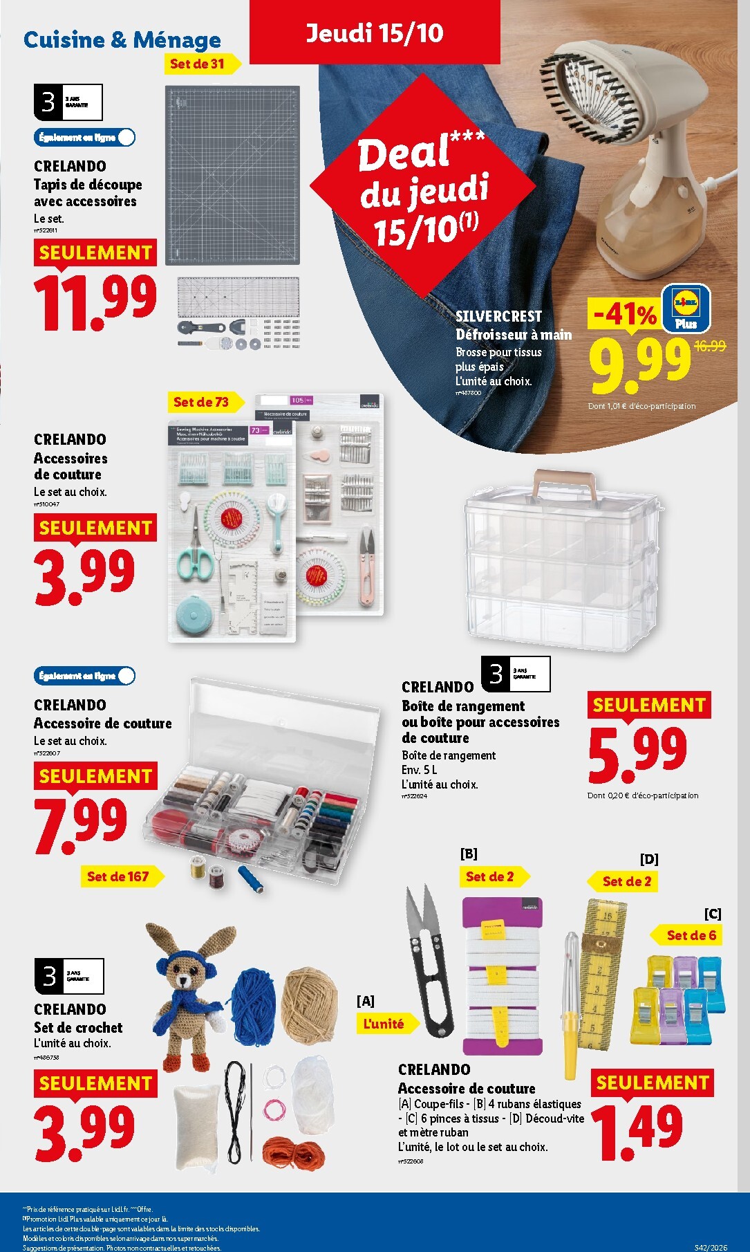 lidl - Current Lidl leaflet valid from de jeudi 15/10/2026 to du mercredi 21/10/2026 - page: 47