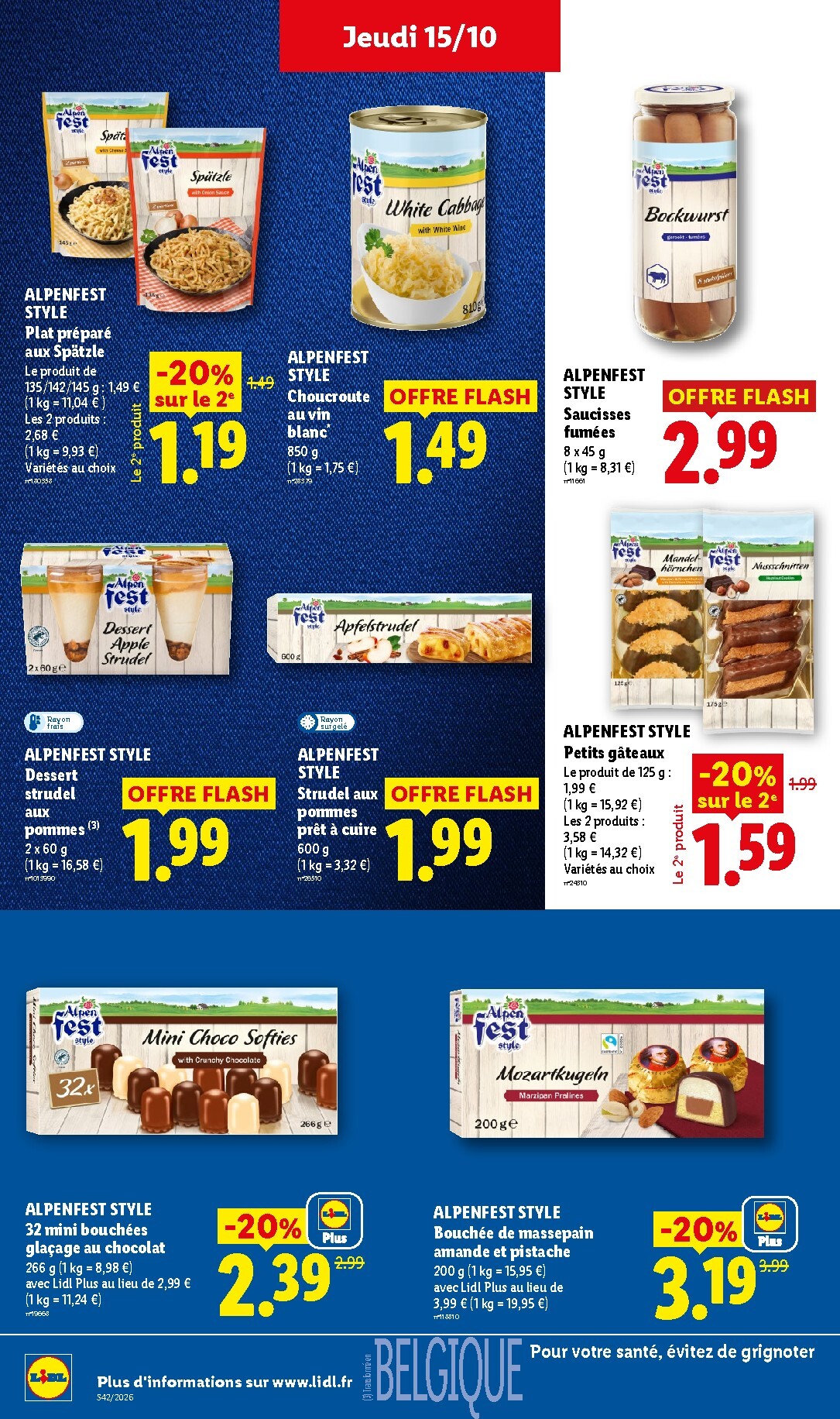 lidl - Current Lidl leaflet valid from de jeudi 15/10/2026 to du mercredi 21/10/2026 - page: 24