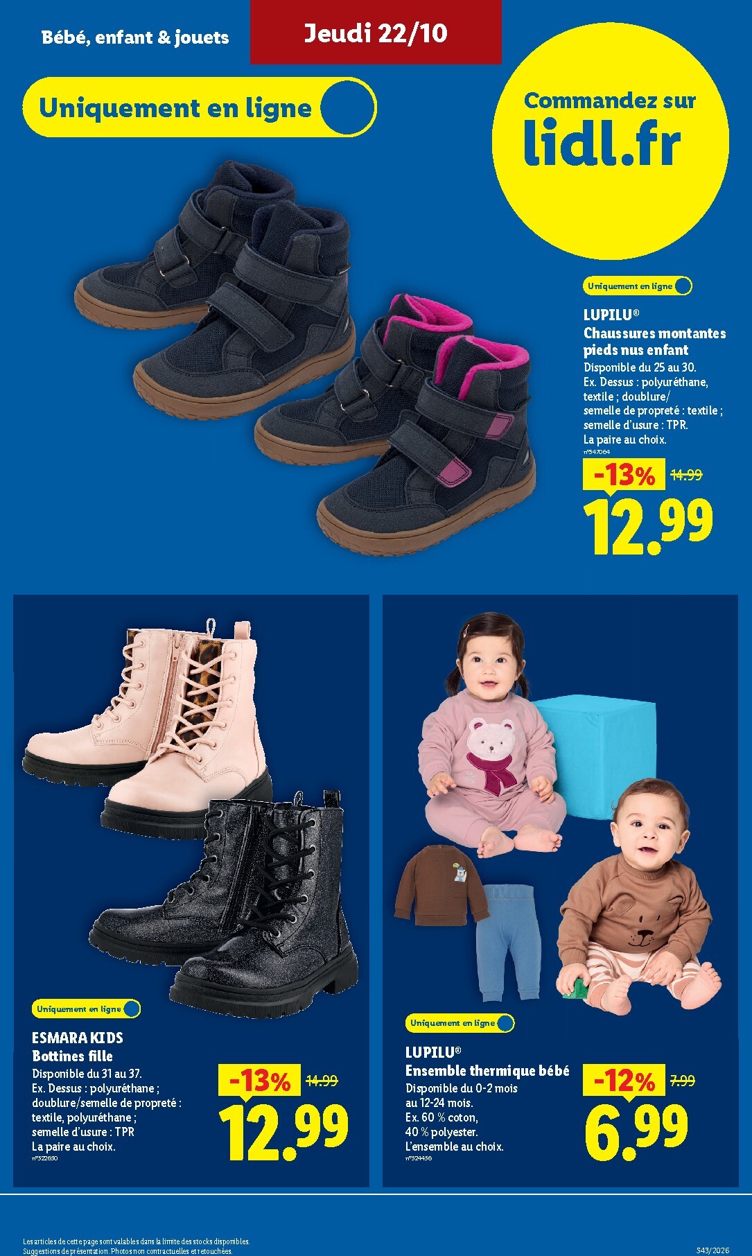 lidl - Current Lidl - Exclu Web leaflet valid from du lundi 19/10/2026 to de jeudi 22/10/2026 - page: 13