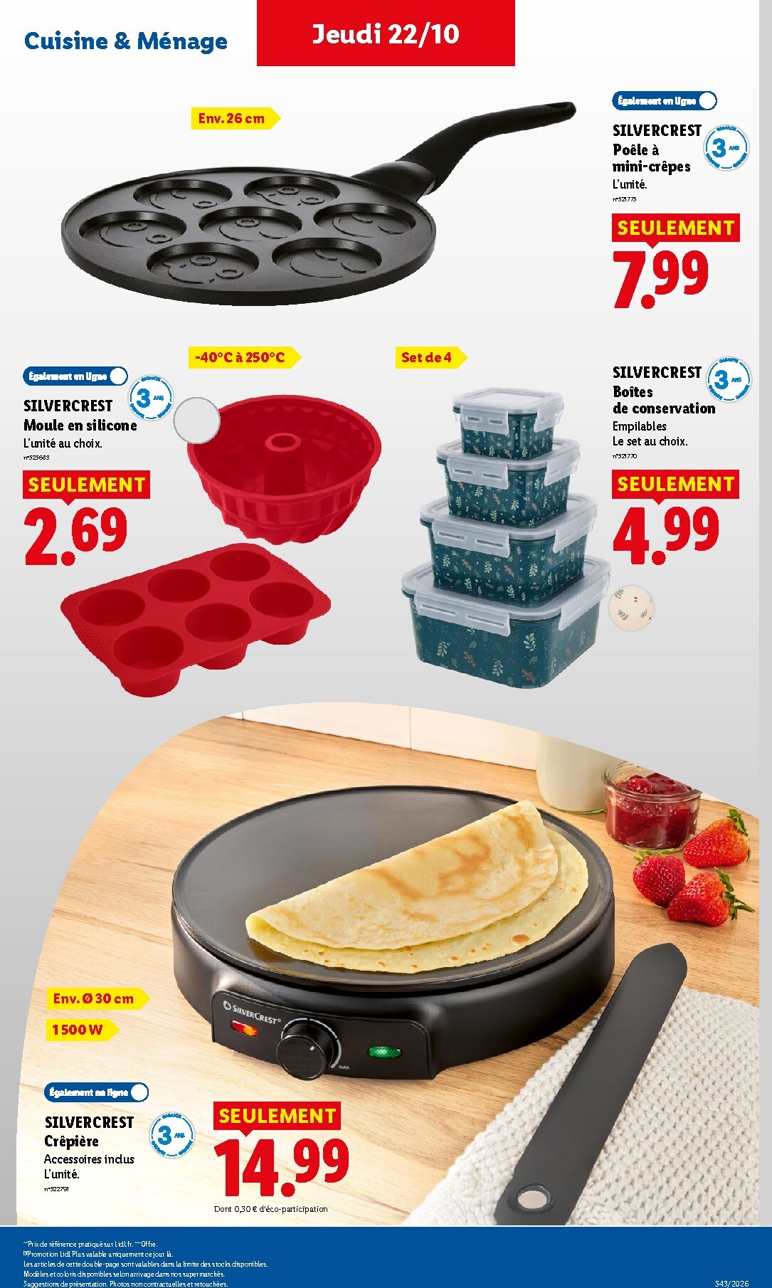 lidl - Prospectus Lidl valide du de jeudi 22/10/2026 au du mercredi 28/10/2026 - page: 45