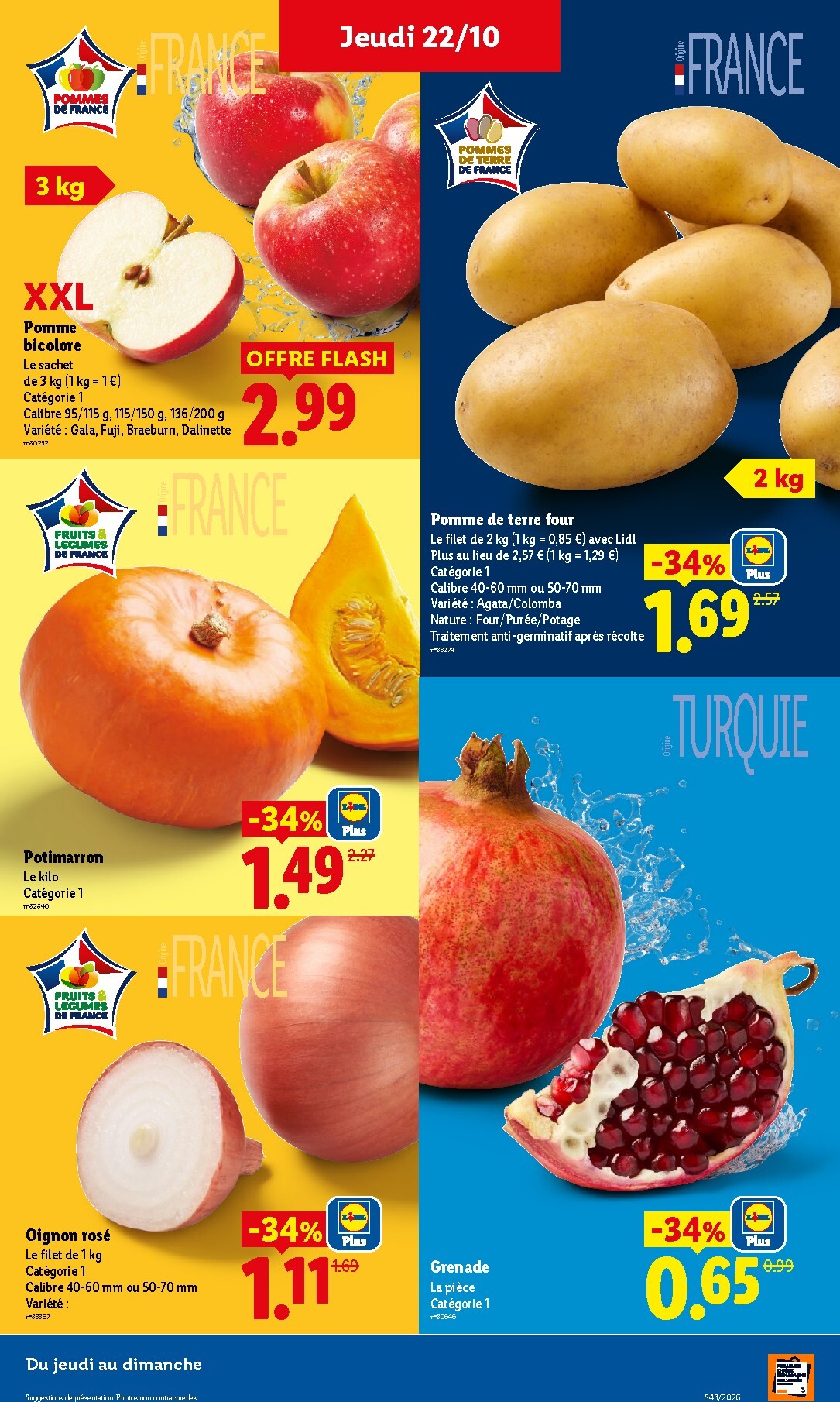 lidl - Prospectus Lidl valide du de jeudi 22/10/2026 au du mercredi 28/10/2026 - page: 3