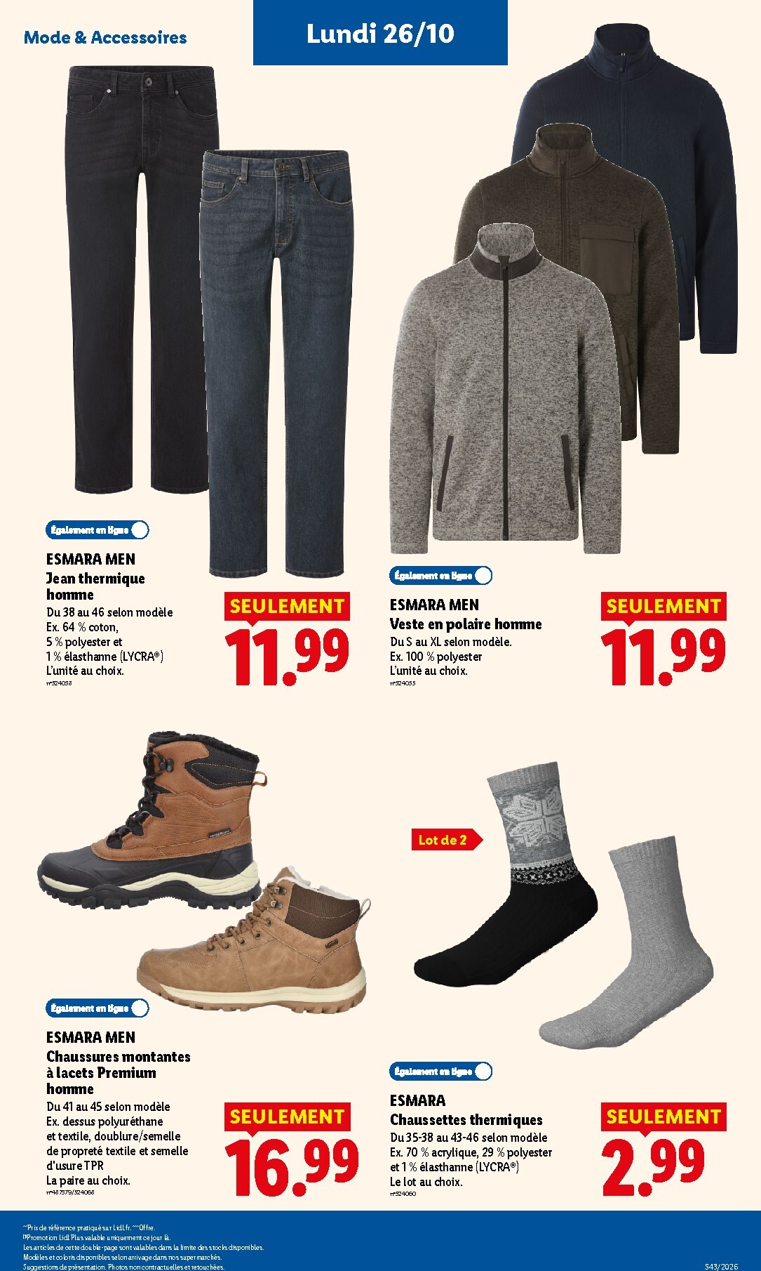 lidl - Prospectus Lidl valide du de jeudi 22/10/2026 au du mercredi 28/10/2026 - page: 61