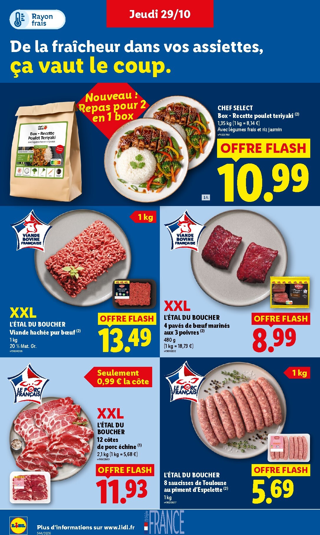lidl - Flyer Lidl pour la semaine prochaine du de jeudi 29/10/2026 au du mercredi 04/11/2026 - page: 10