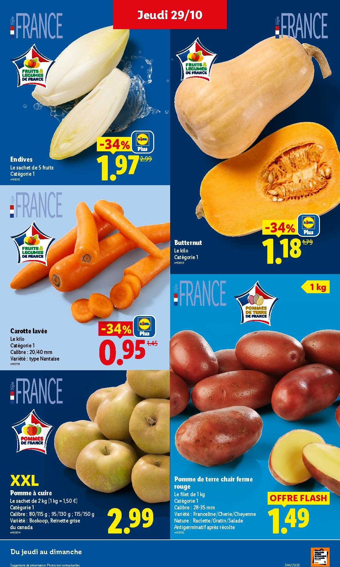 lidl - Flyer Lidl pour la semaine prochaine du de jeudi 29/10/2026 au du mercredi 04/11/2026 - page: 3