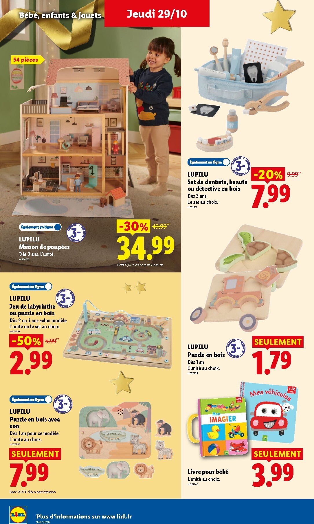 lidl - Flyer Lidl pour la semaine prochaine du de jeudi 29/10/2026 au du mercredi 04/11/2026 - page: 44