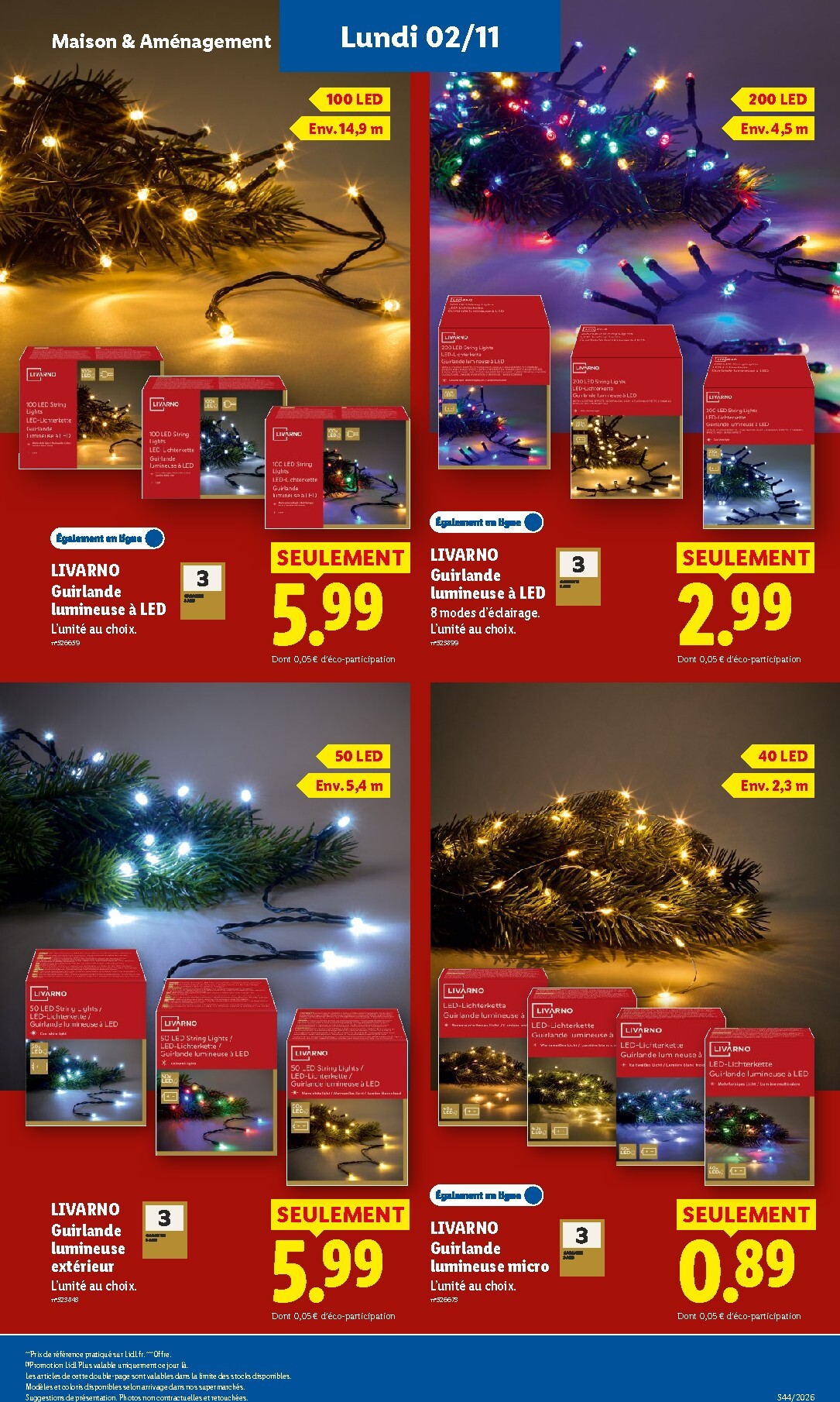 lidl - Flyer Lidl pour la semaine prochaine du de jeudi 29/10/2026 au du mercredi 04/11/2026 - page: 57