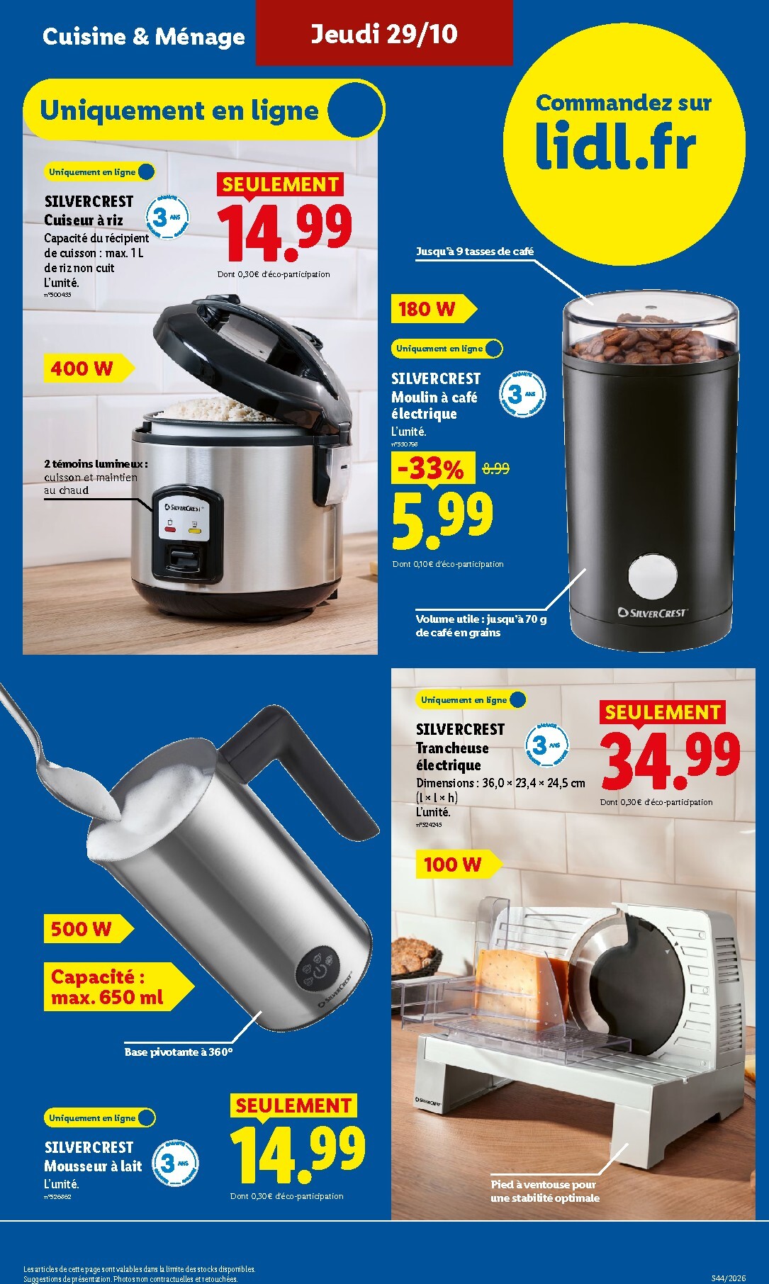 lidl - Flyer Lidl pour la semaine prochaine du de jeudi 29/10/2026 au du mercredi 04/11/2026 - page: 7