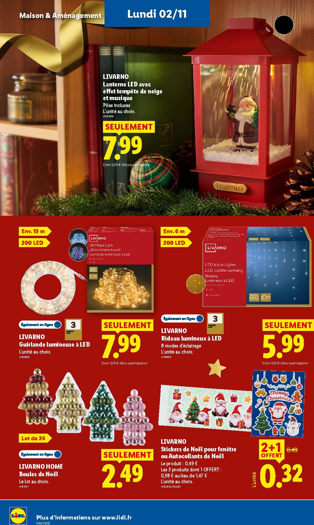 lidl - Flyer Lidl pour la semaine prochaine du de jeudi 29/10/2026 au du mercredi 04/11/2026 - page: 58