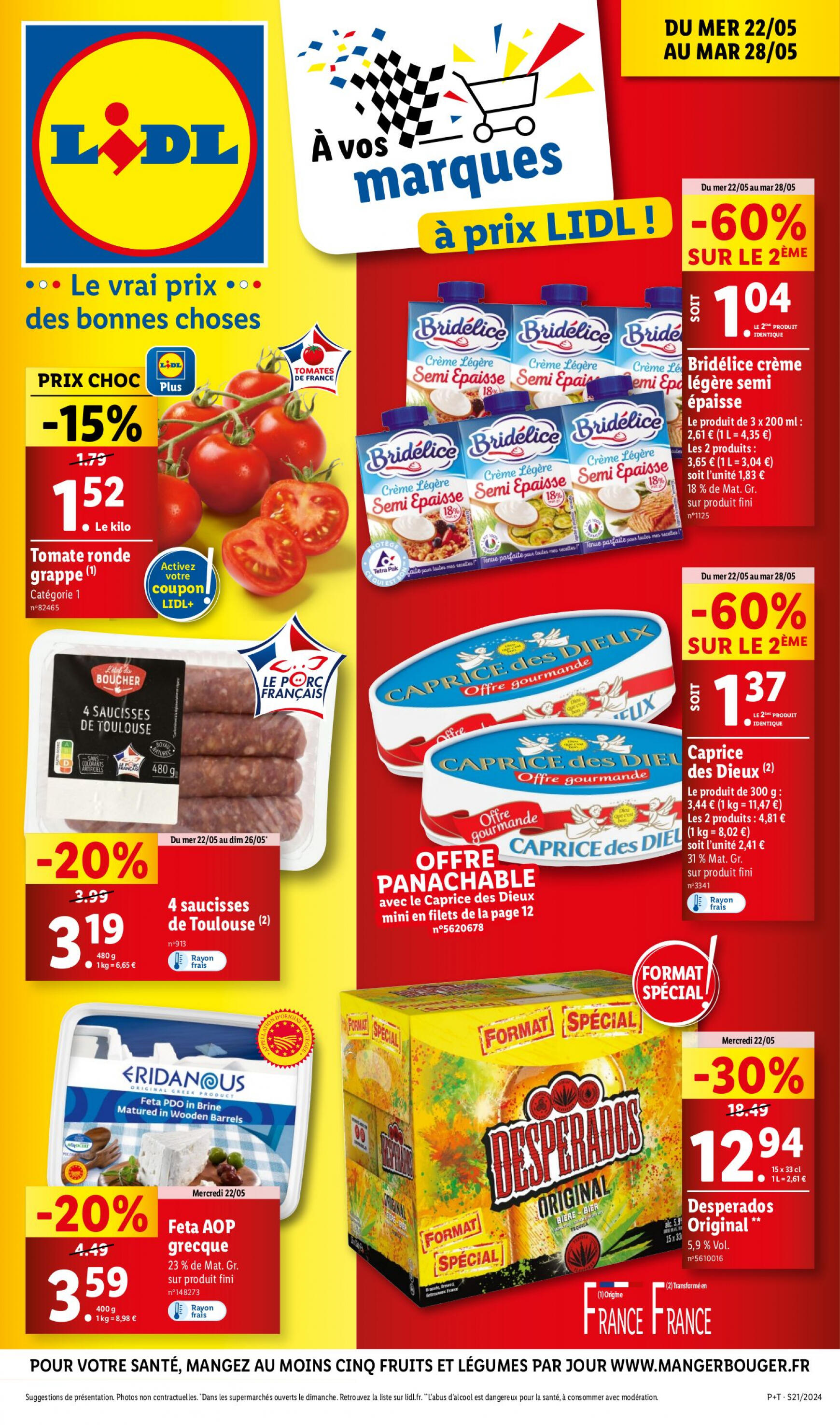 lidl - Prospectus Lidl actuel 22.05. - 28.05. - page: 1